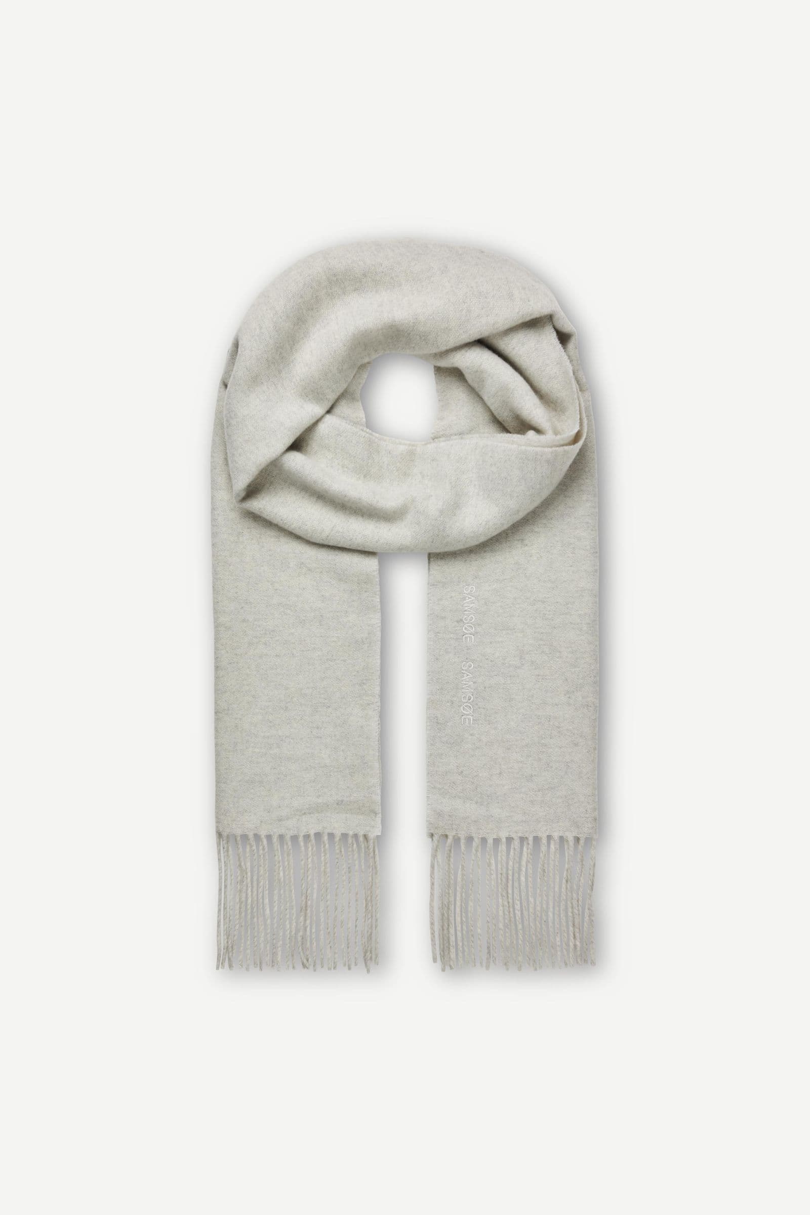 Sajolly scarf 15783 Light Grey Mel.