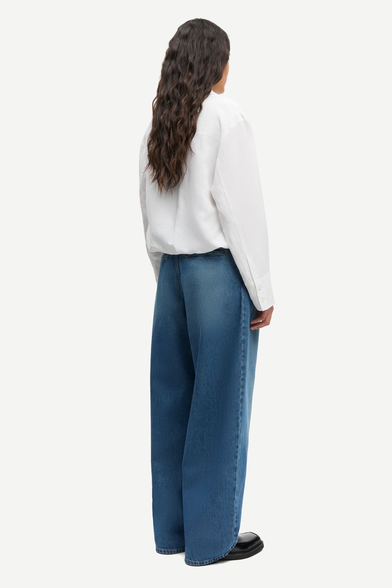 Saharper pleat jeans 15893 Fluid denim