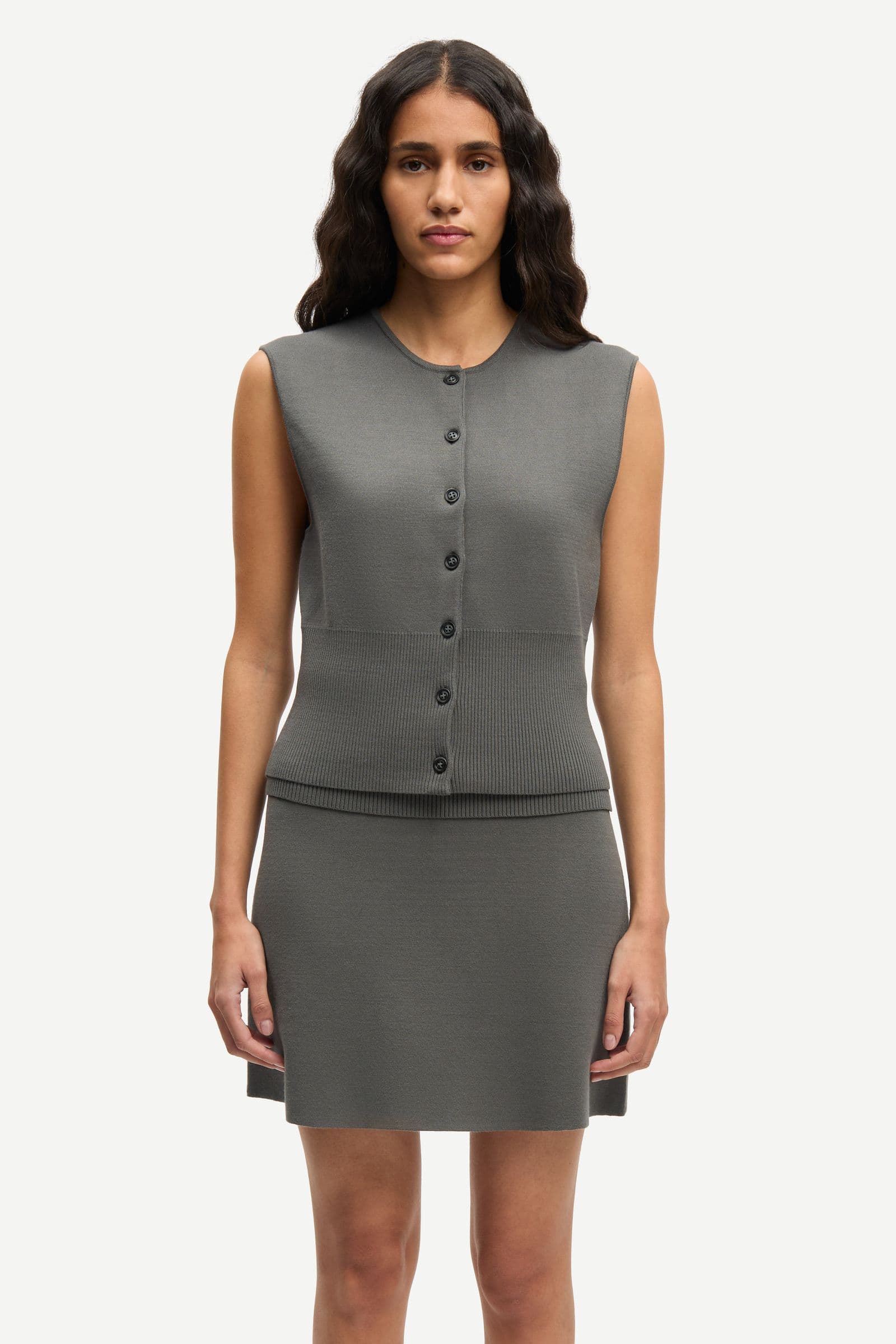 Saanne top 15825 Gunmetal