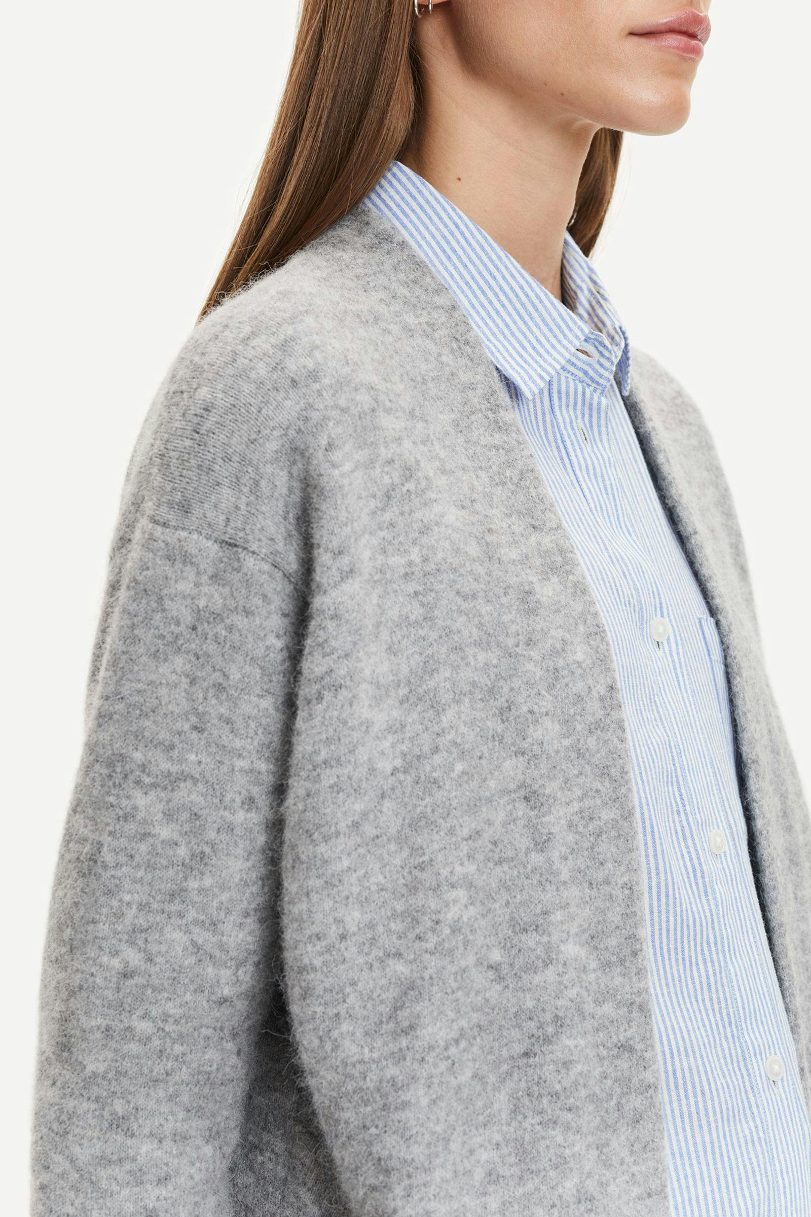 Nor cardigan 7355 Grey mel.