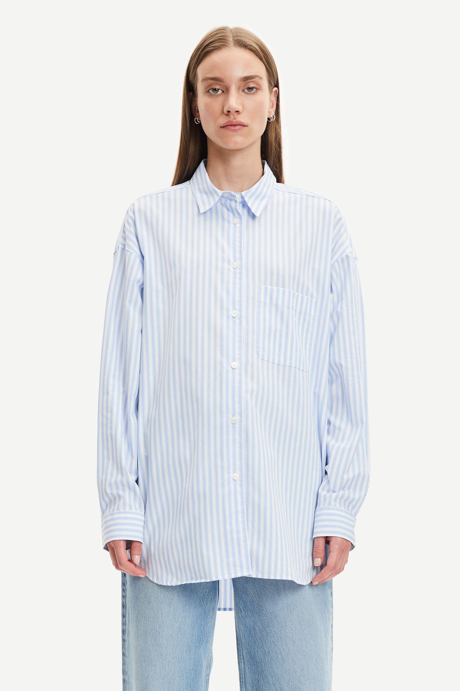 Luana shirt 13072 DUSTY BLUE ST.