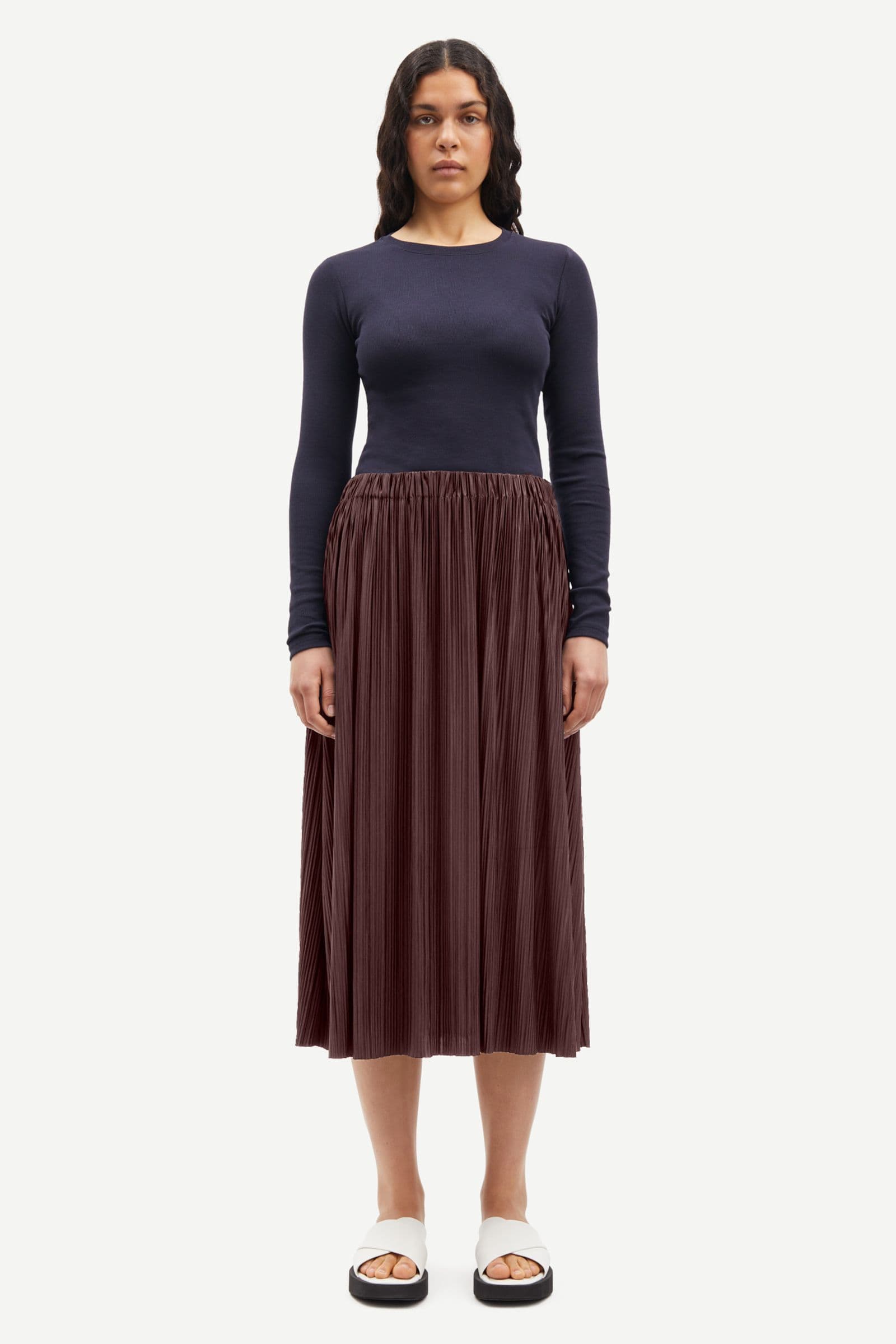 Uma skirt 10167 Brown Stone