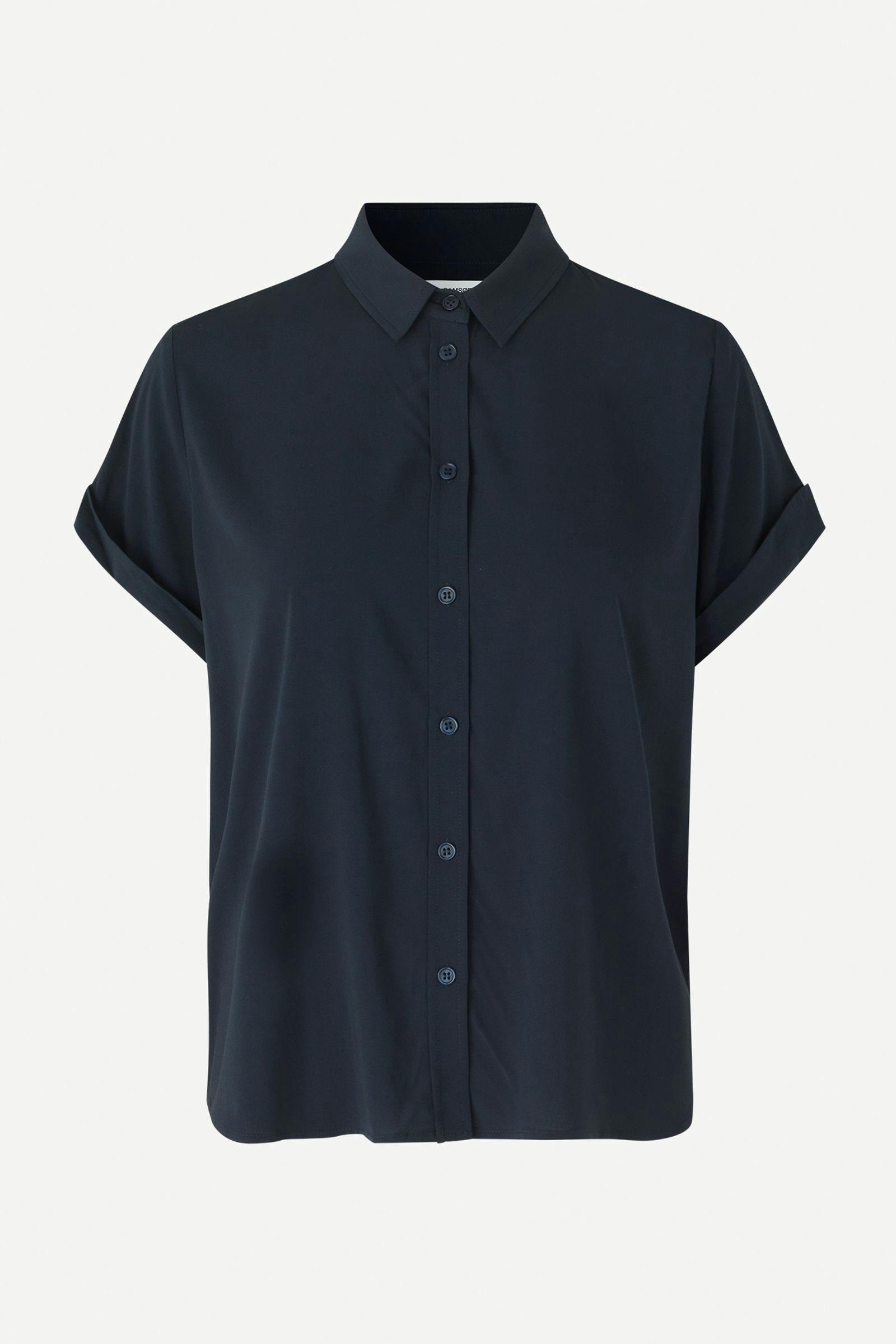 Majan ss shirt 9942 DARK SAPPHIRE