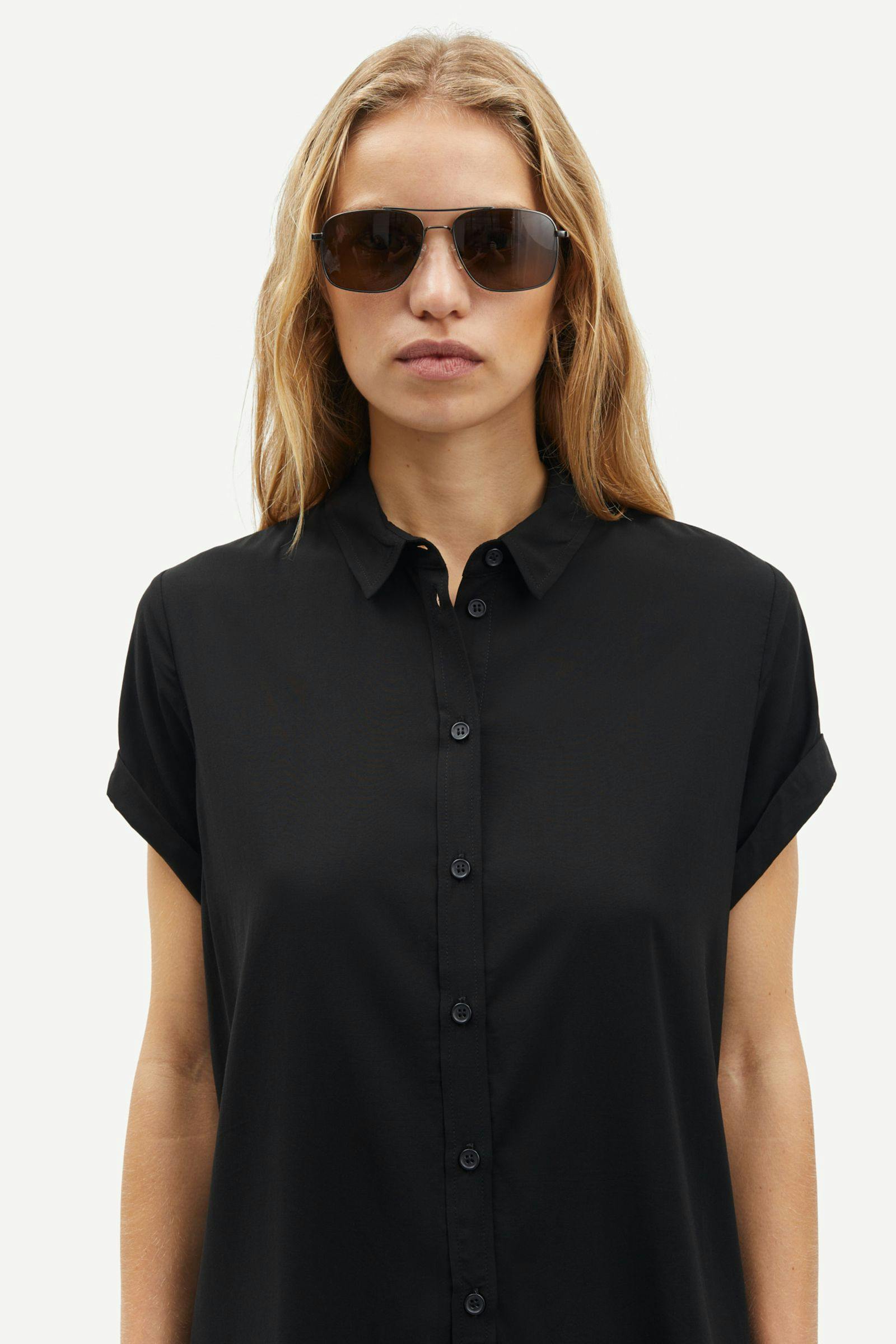 Majan ss shirt 9942 Black