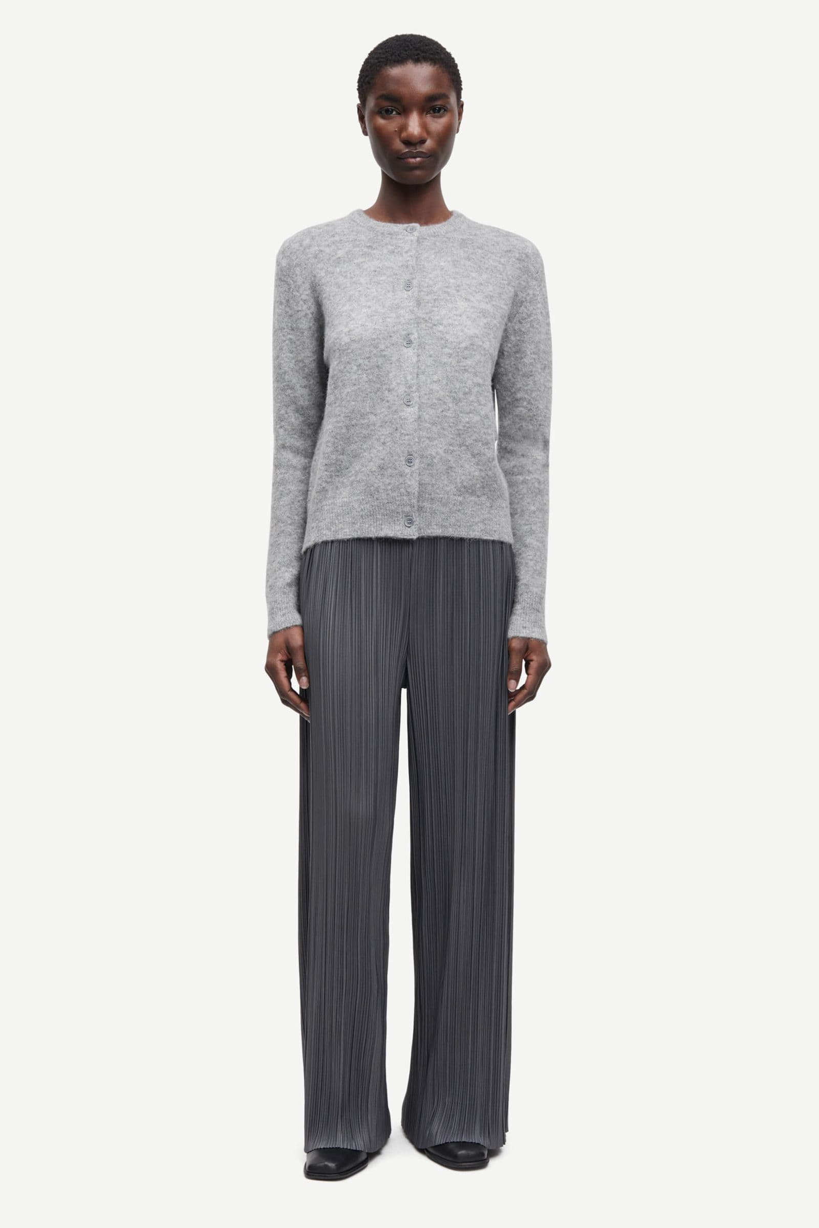 Uma trousers 10167 Gray Pinstripe