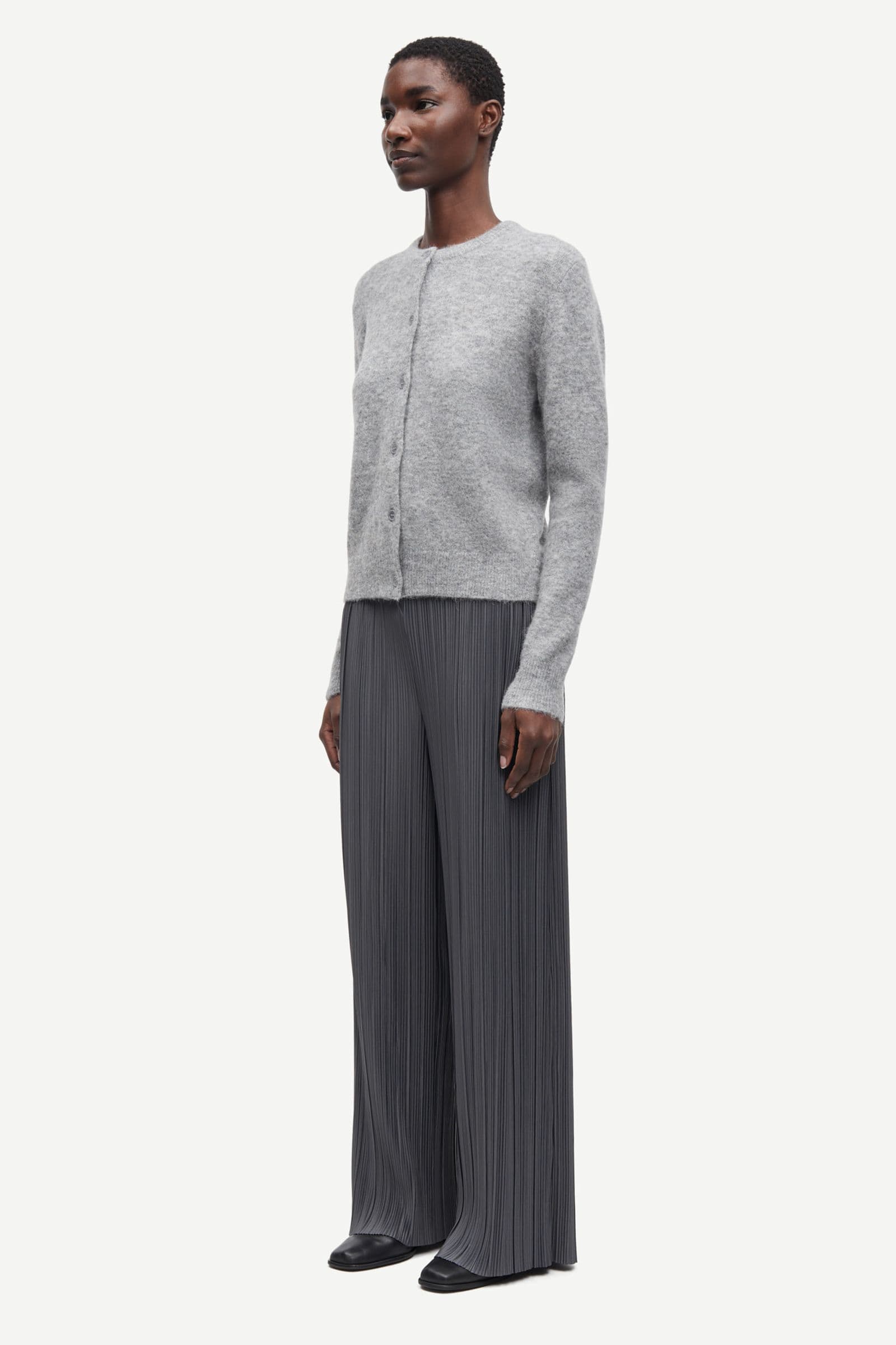 Uma trousers 10167 Gray Pinstripe