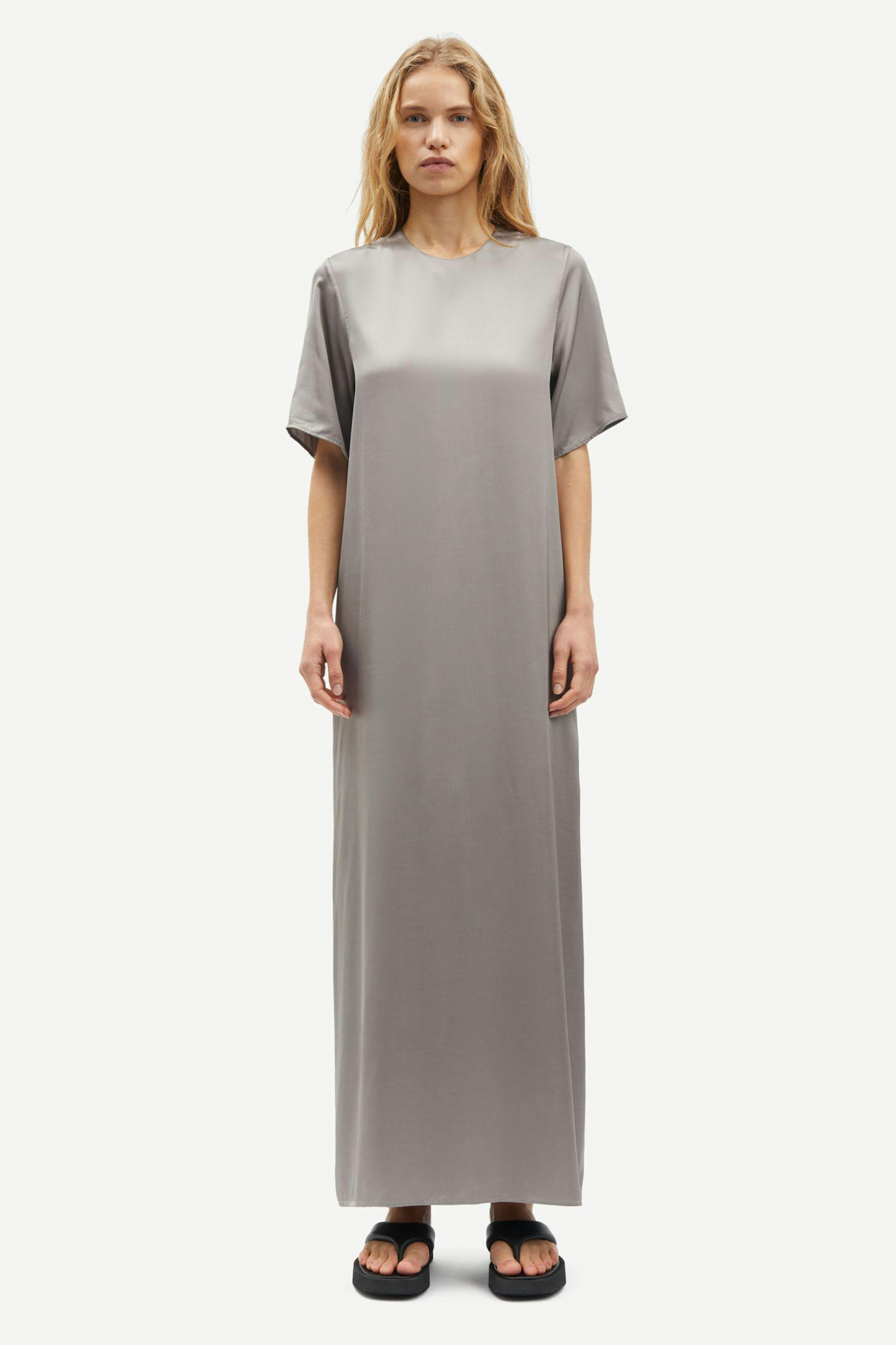 Sadenise long dress 14905 Steeple Gray