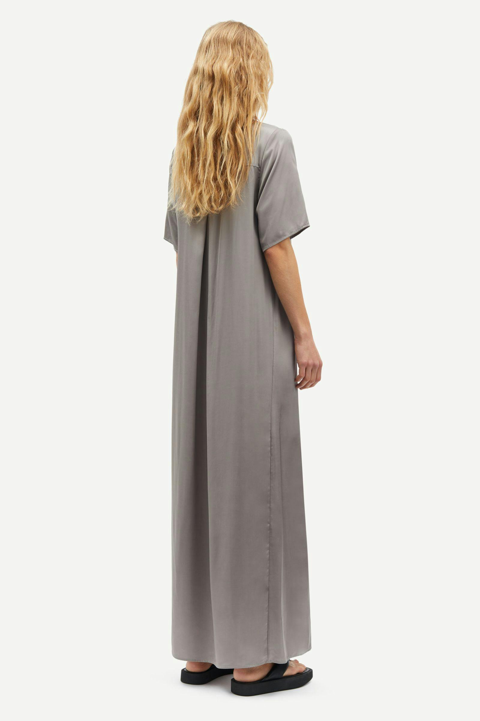 Sadenise long dress 14905 Steeple Gray