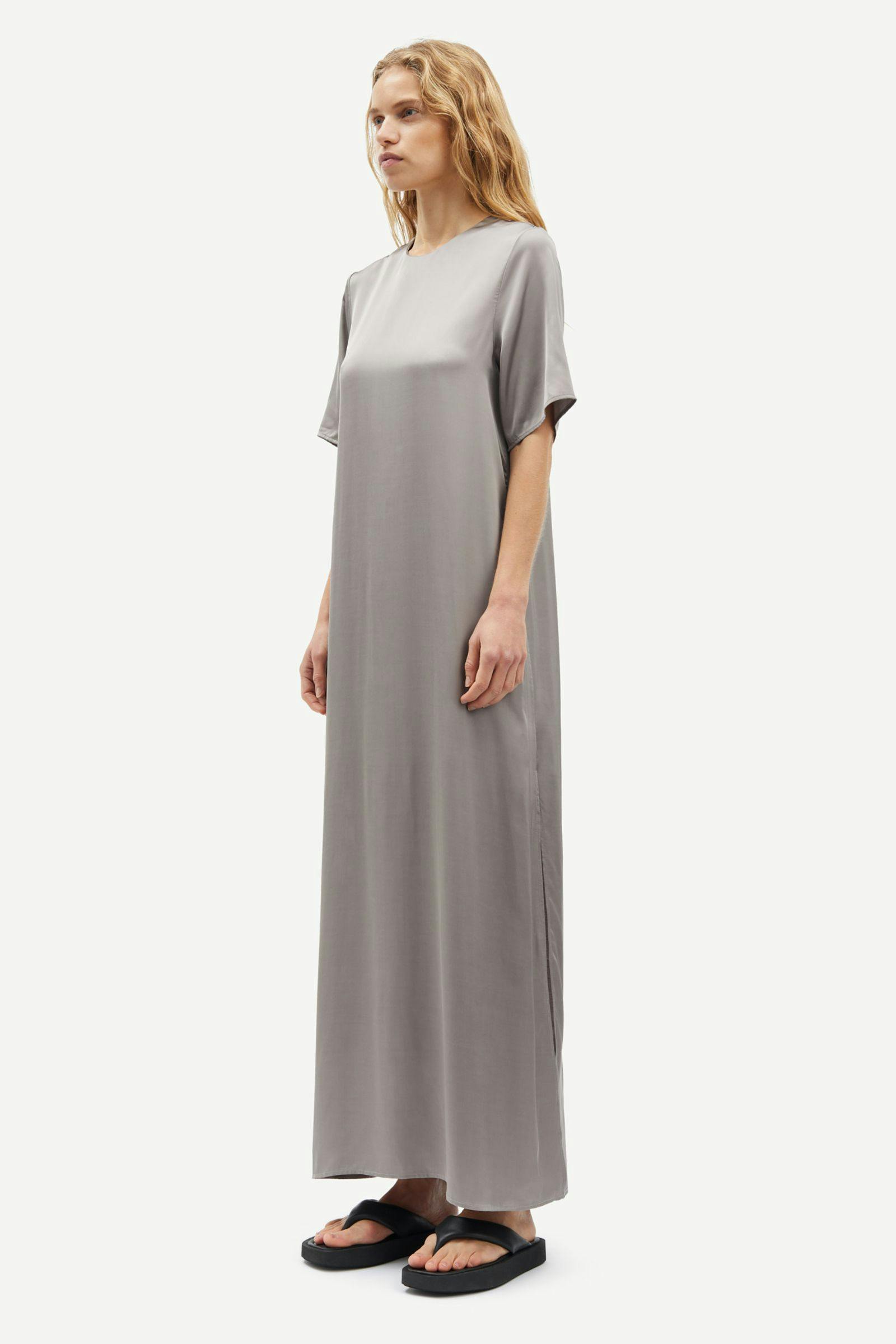 Sadenise long dress 14905 Steeple Gray