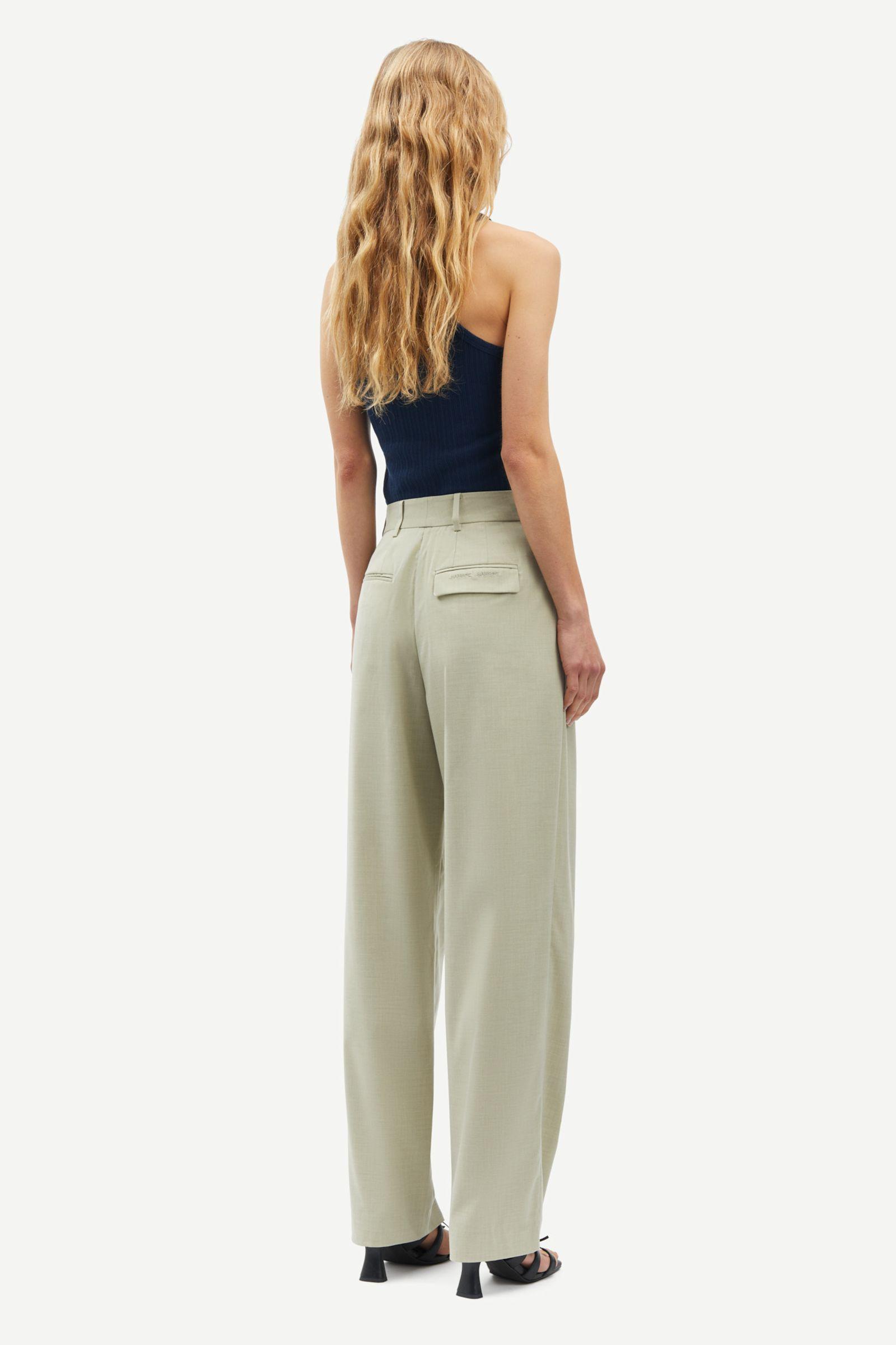 Saluzy trousers 15145 Light Olive