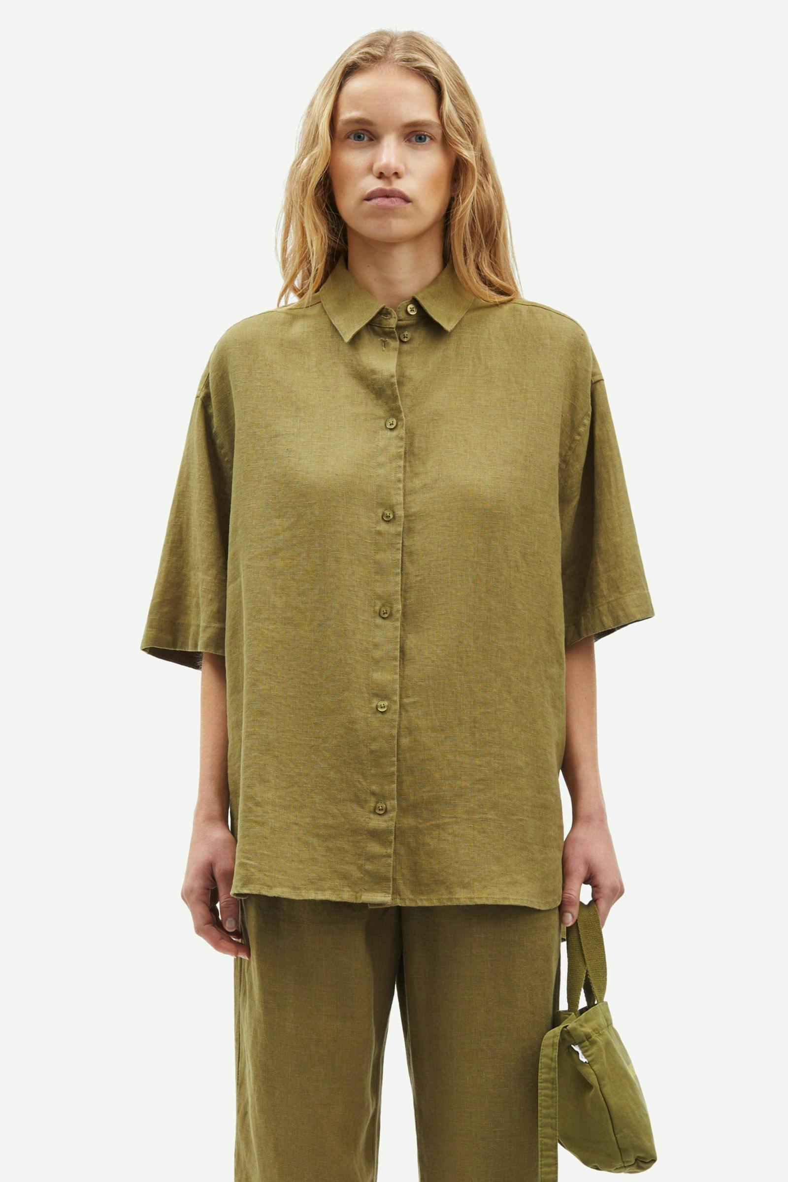 Salarika SS shirt 14329 Olive Drab