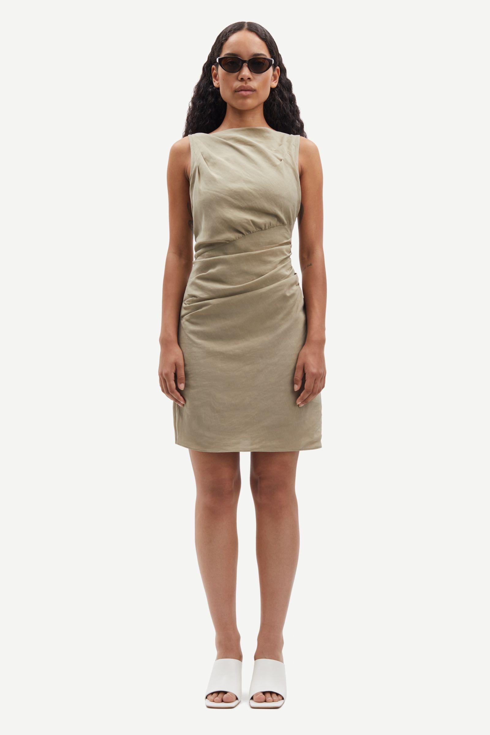 Sahira short dress 15262 Light Olive