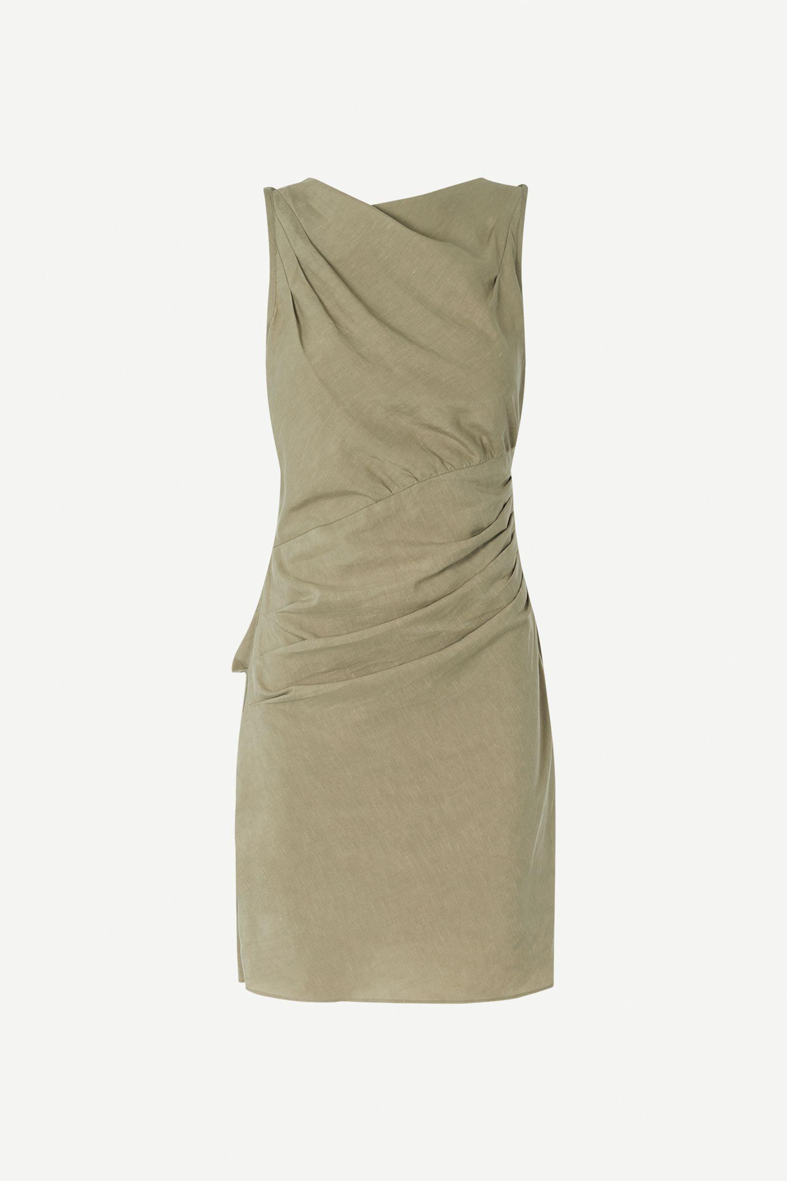 Sahira short dress 15262 Light Olive