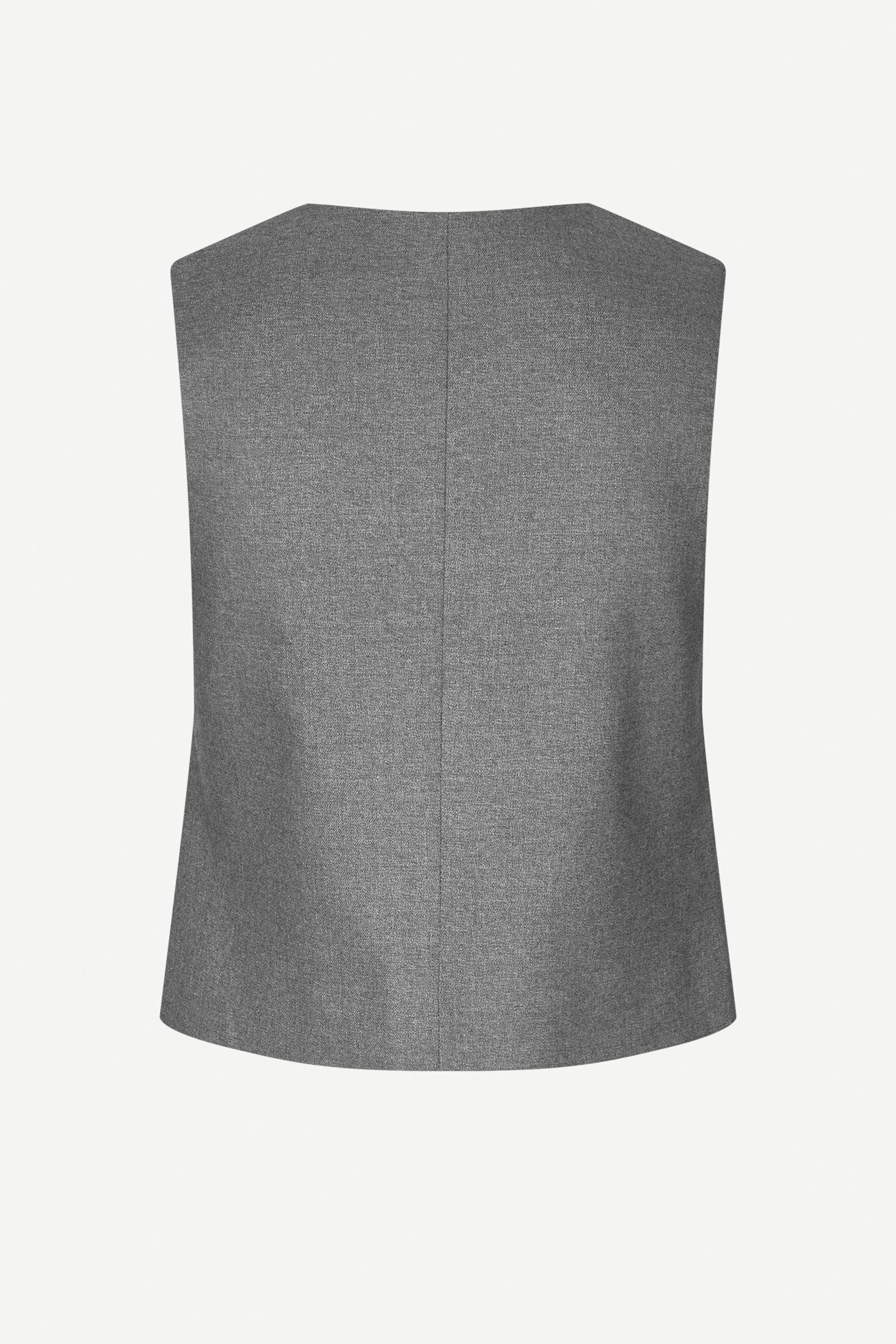 Saramona vest 14930 Grey Mel.