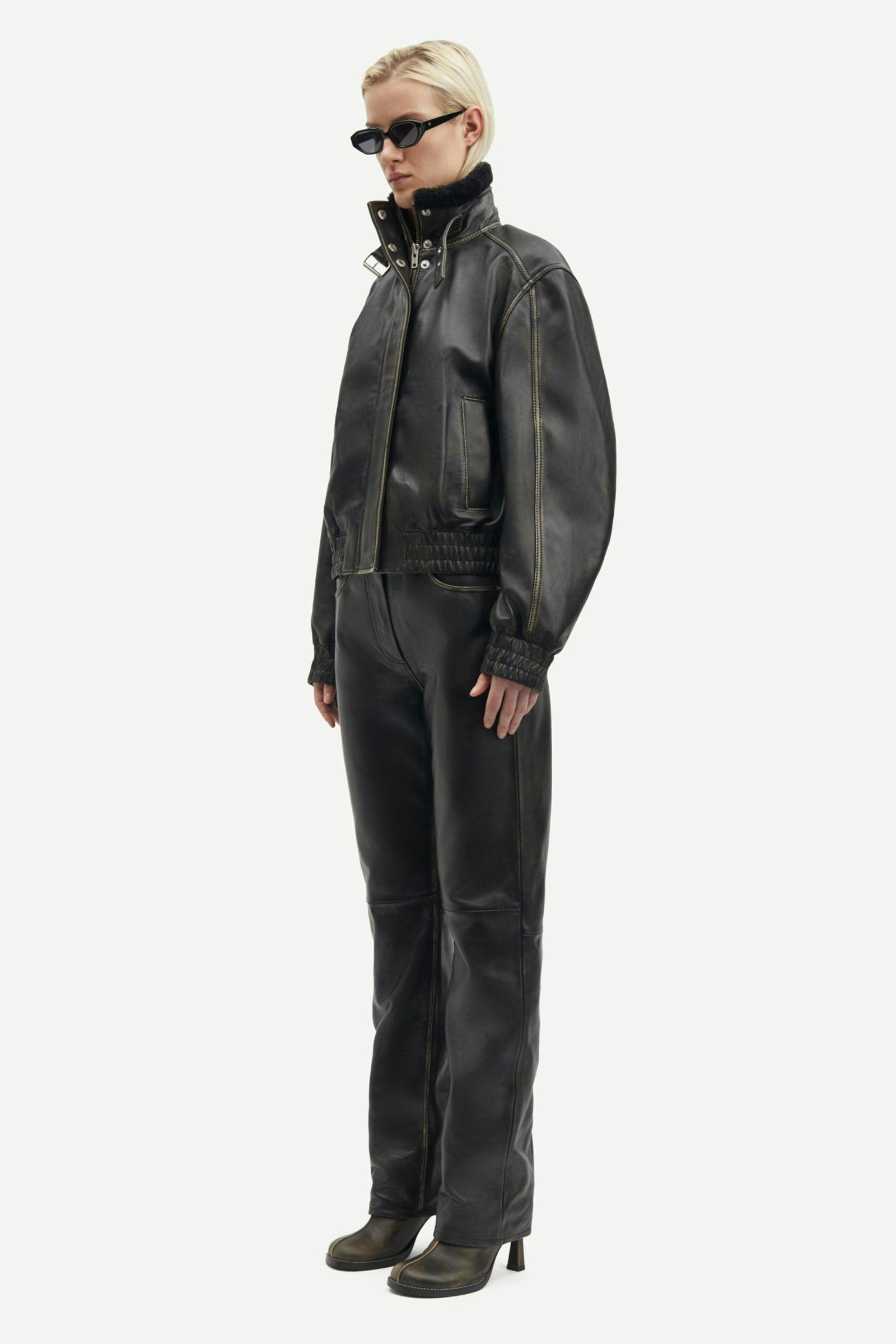 Sameadow bomber 15344 Washed Black Olive