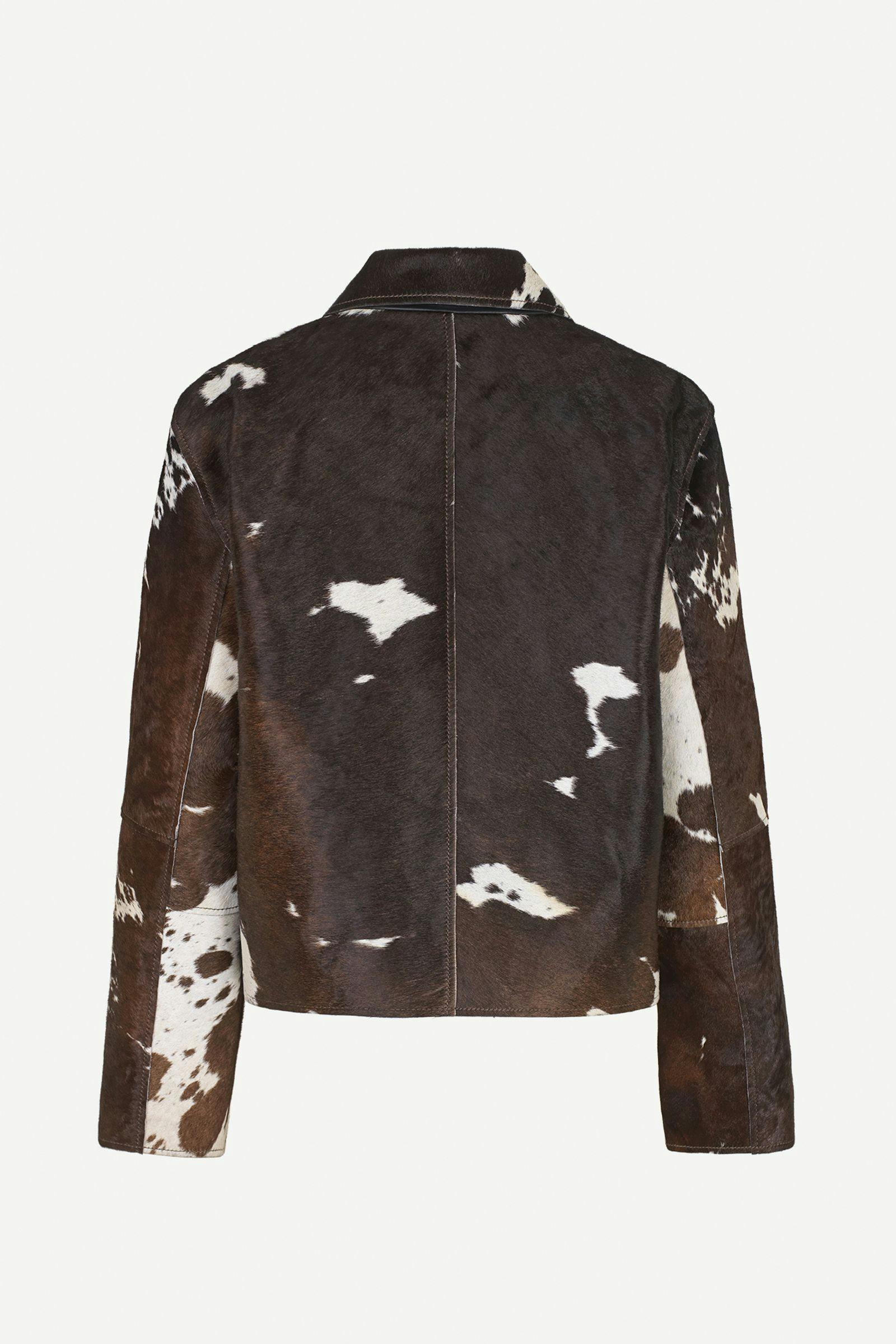 Salylo leather jacket 15374 Brown Cow