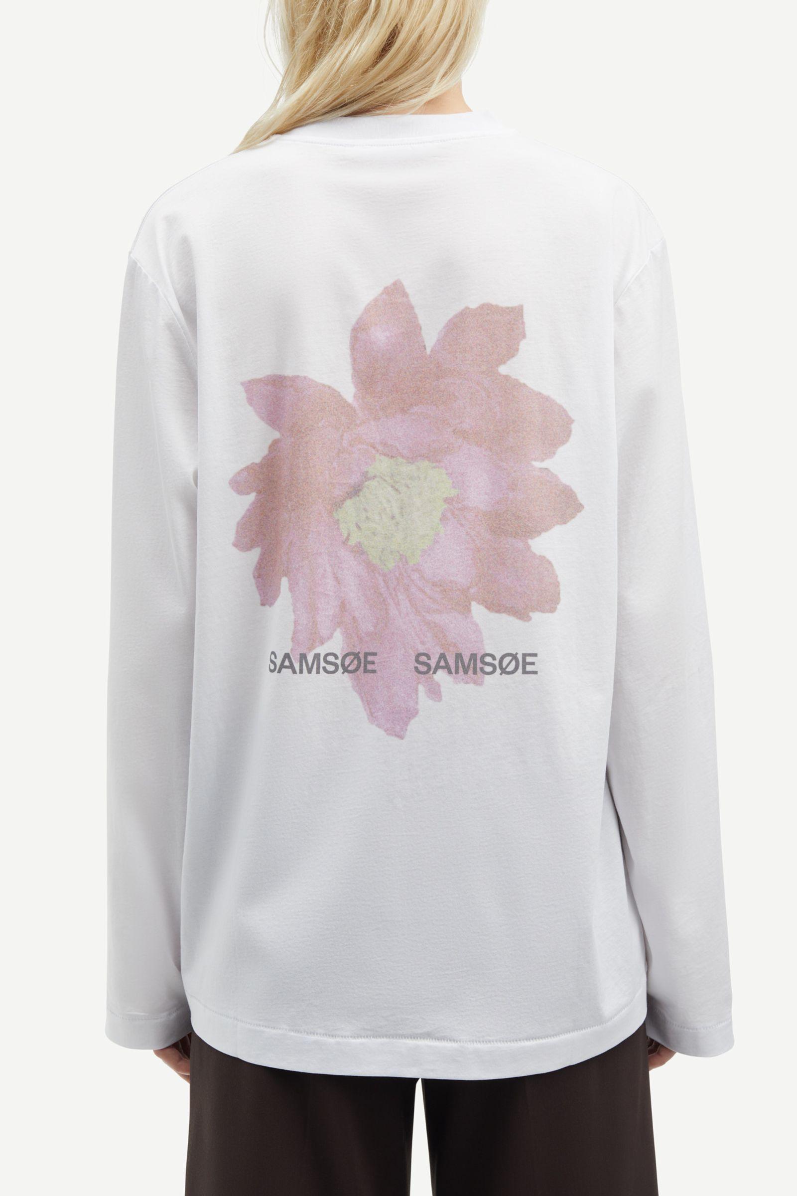 Sadove ls t-shirt 15276 White Blooming