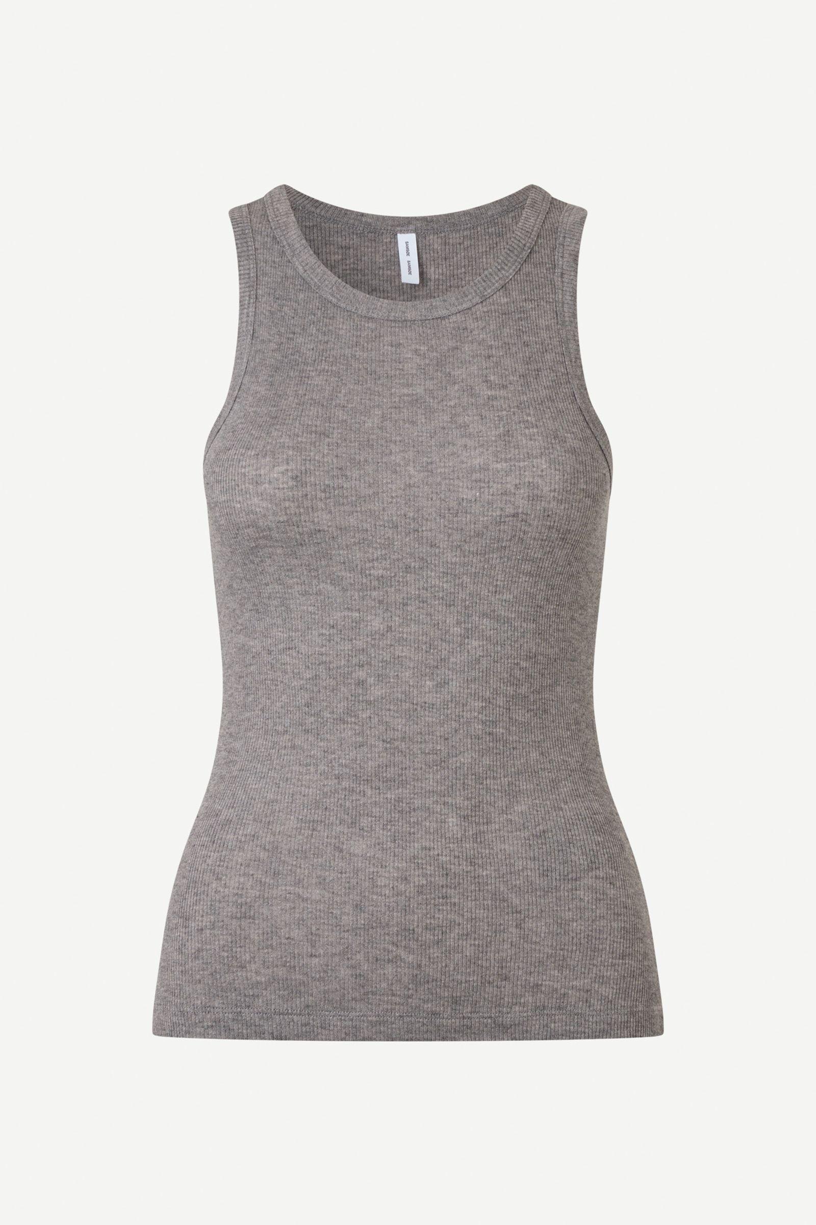 Sasonnet tank top 15338 Mid Grey Mel.