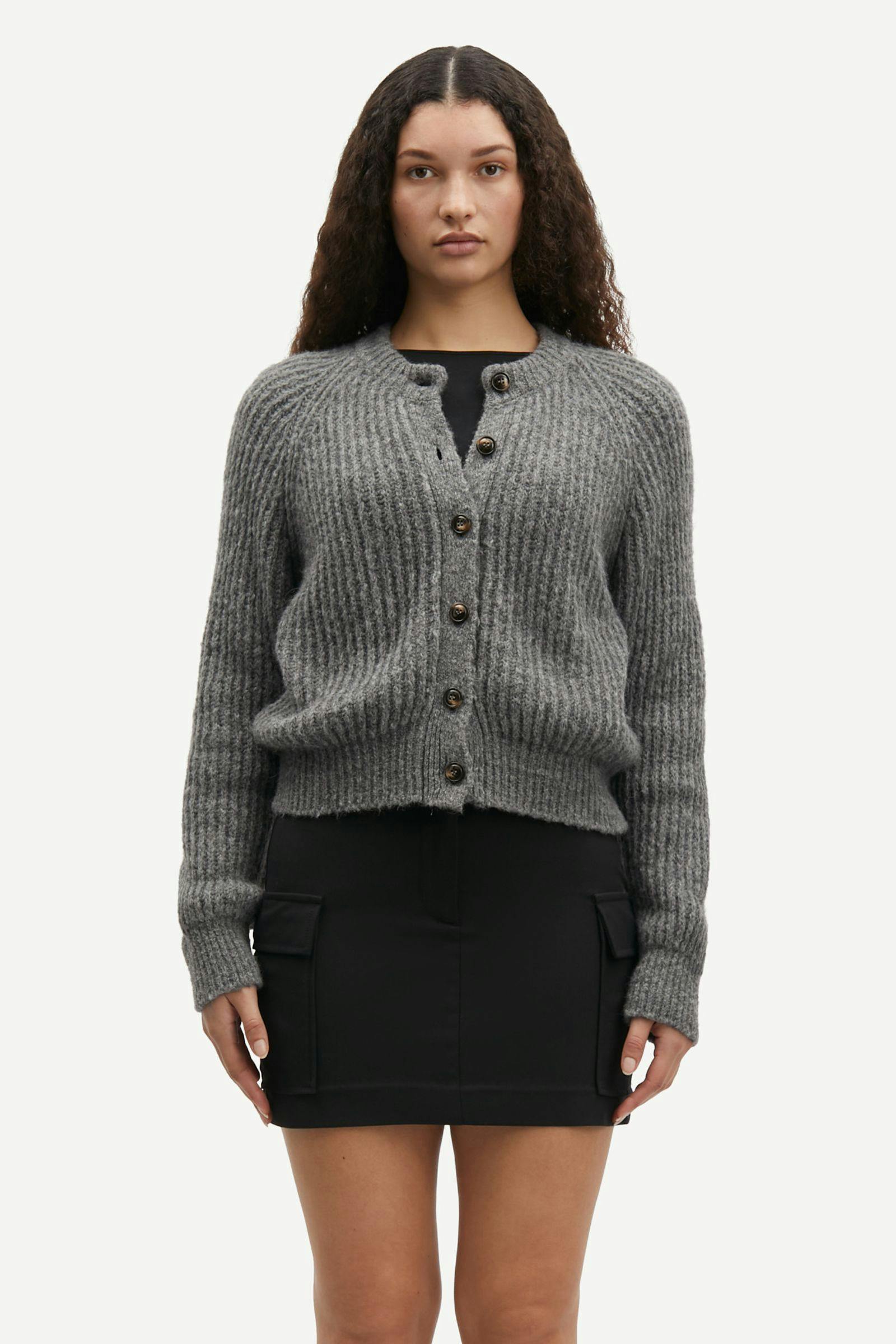 Salayla Cardigan 15009 Grey Mel.