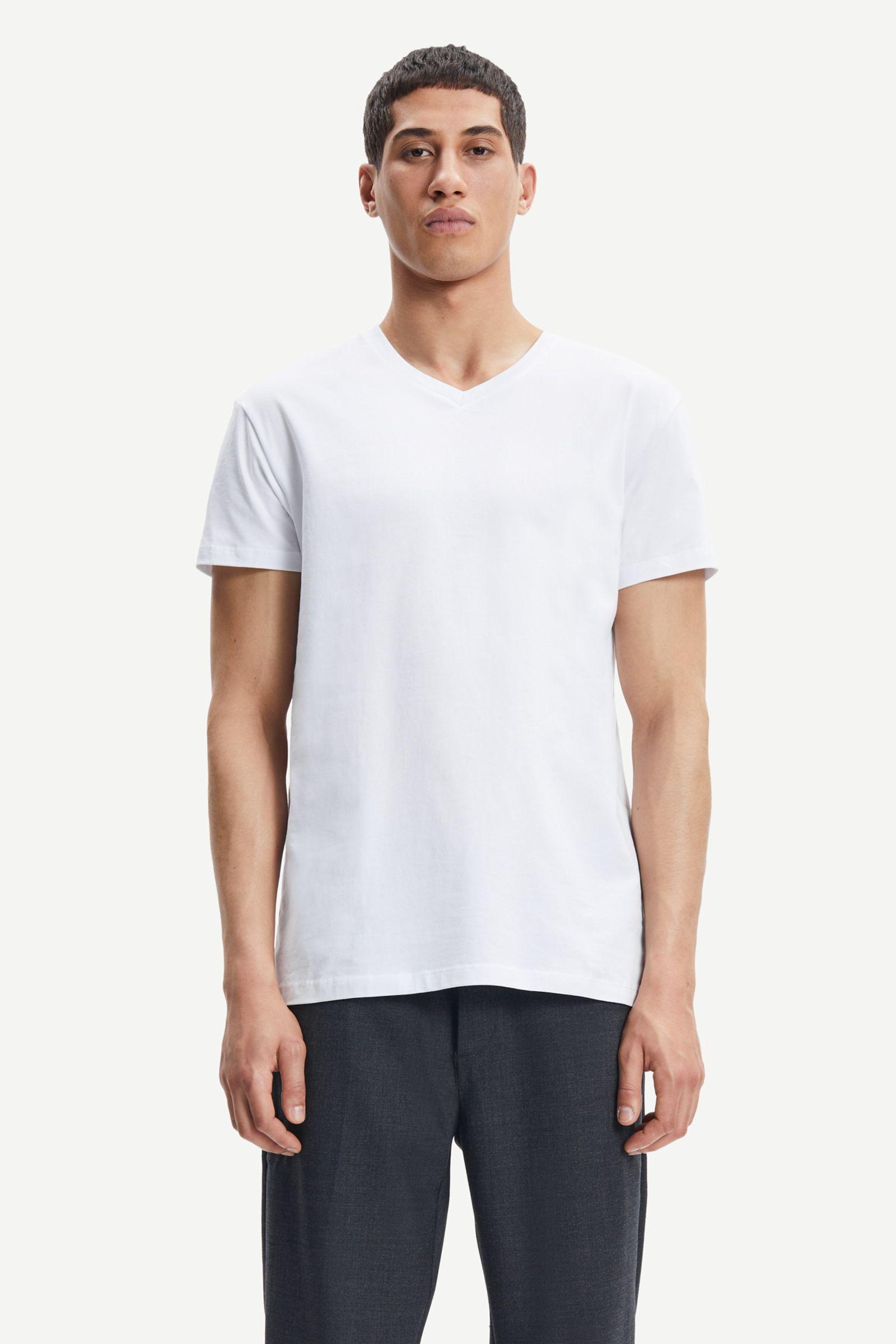 Kronos v-n t-shirt 273 White