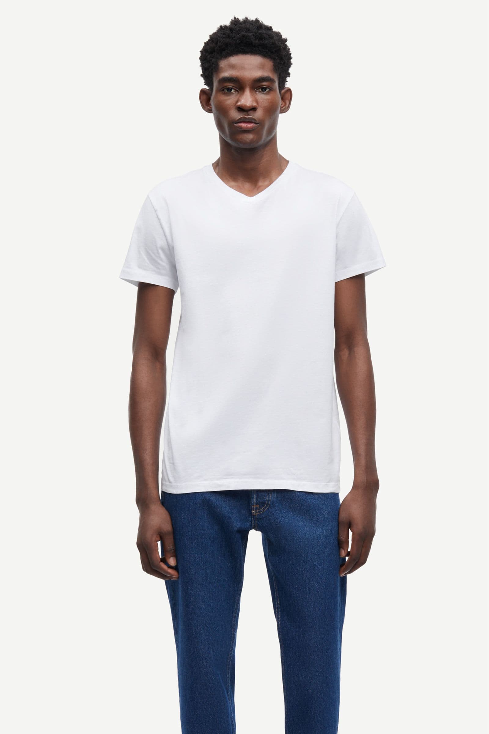 Kronos v-n t-shirt 273 White