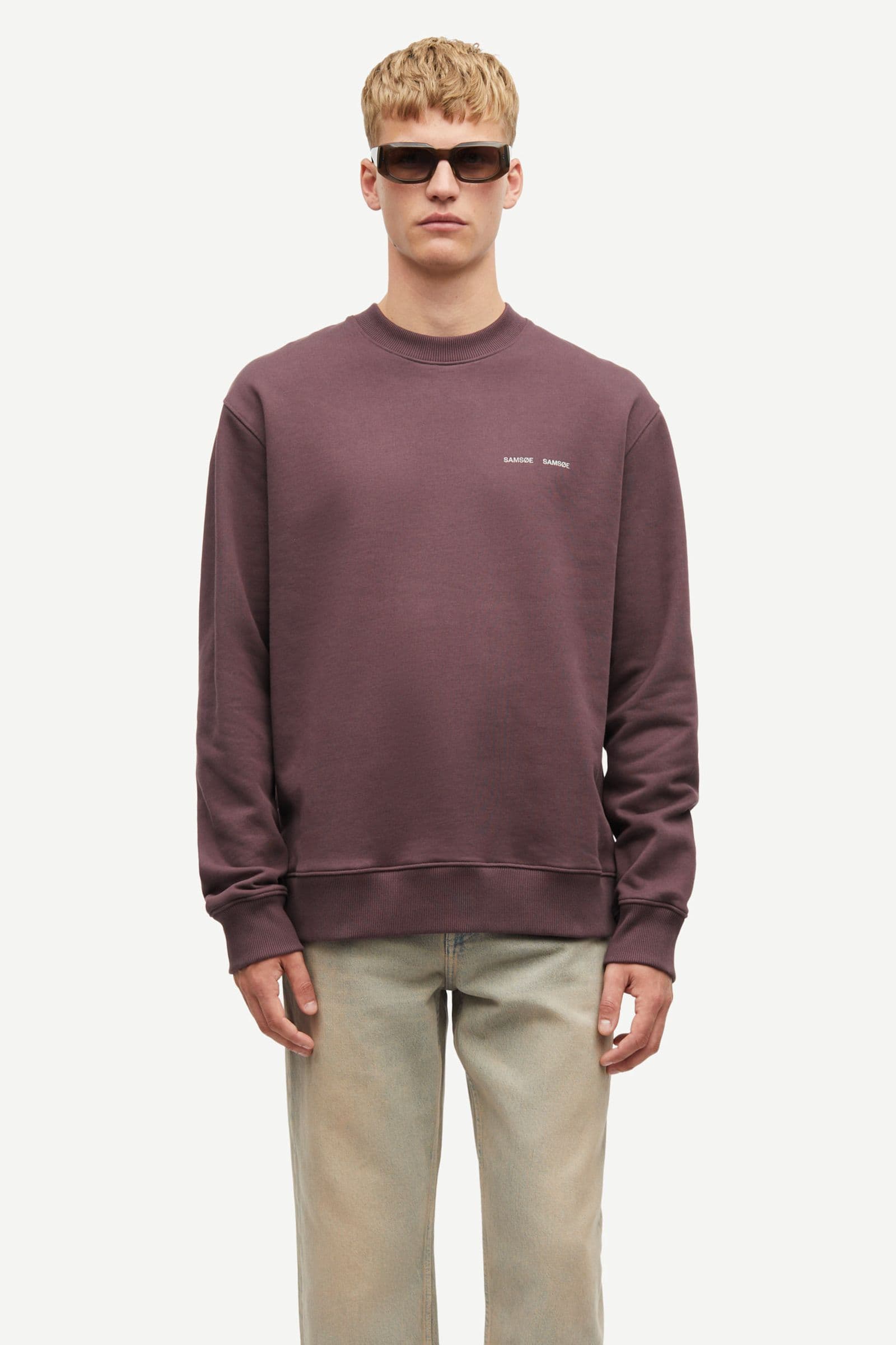 Norsbro crew neck 11720 Raisin