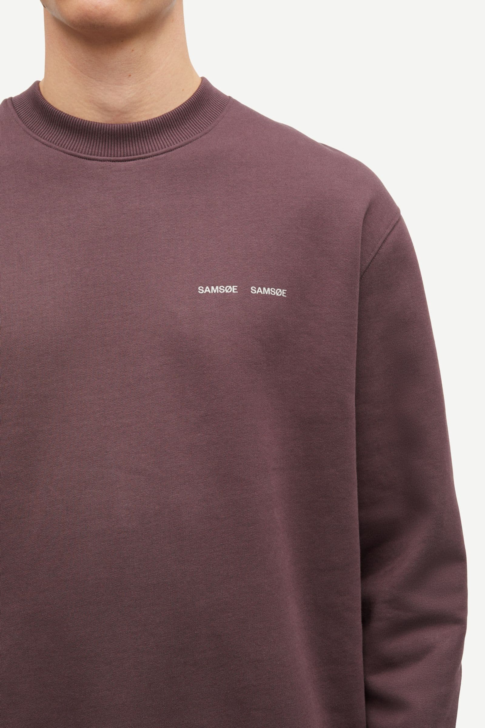 Norsbro crew neck 11720 Raisin