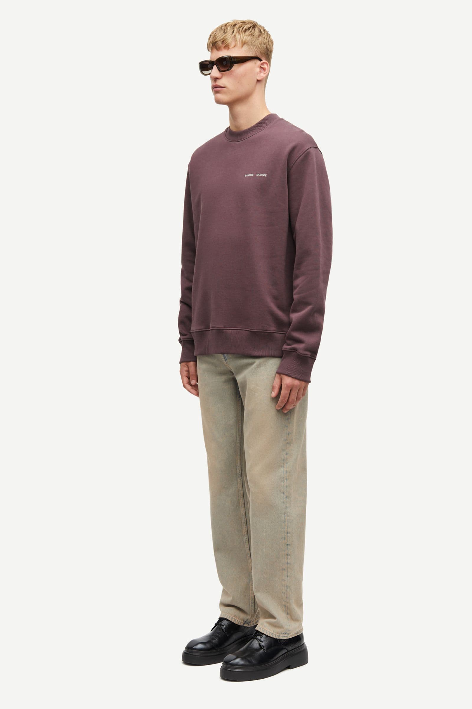 Norsbro crew neck 11720 Raisin