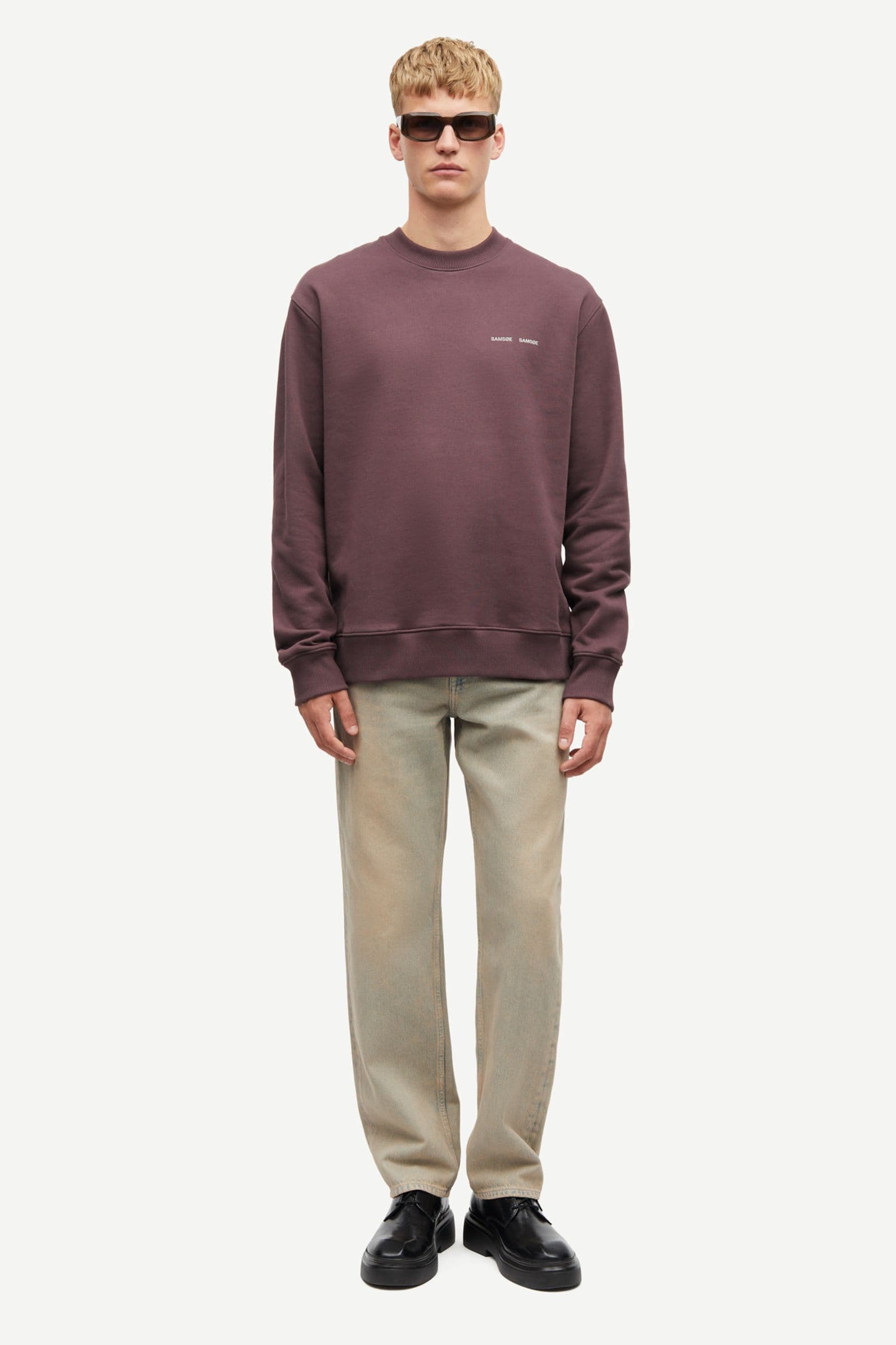 Norsbro crew neck 11720 Raisin