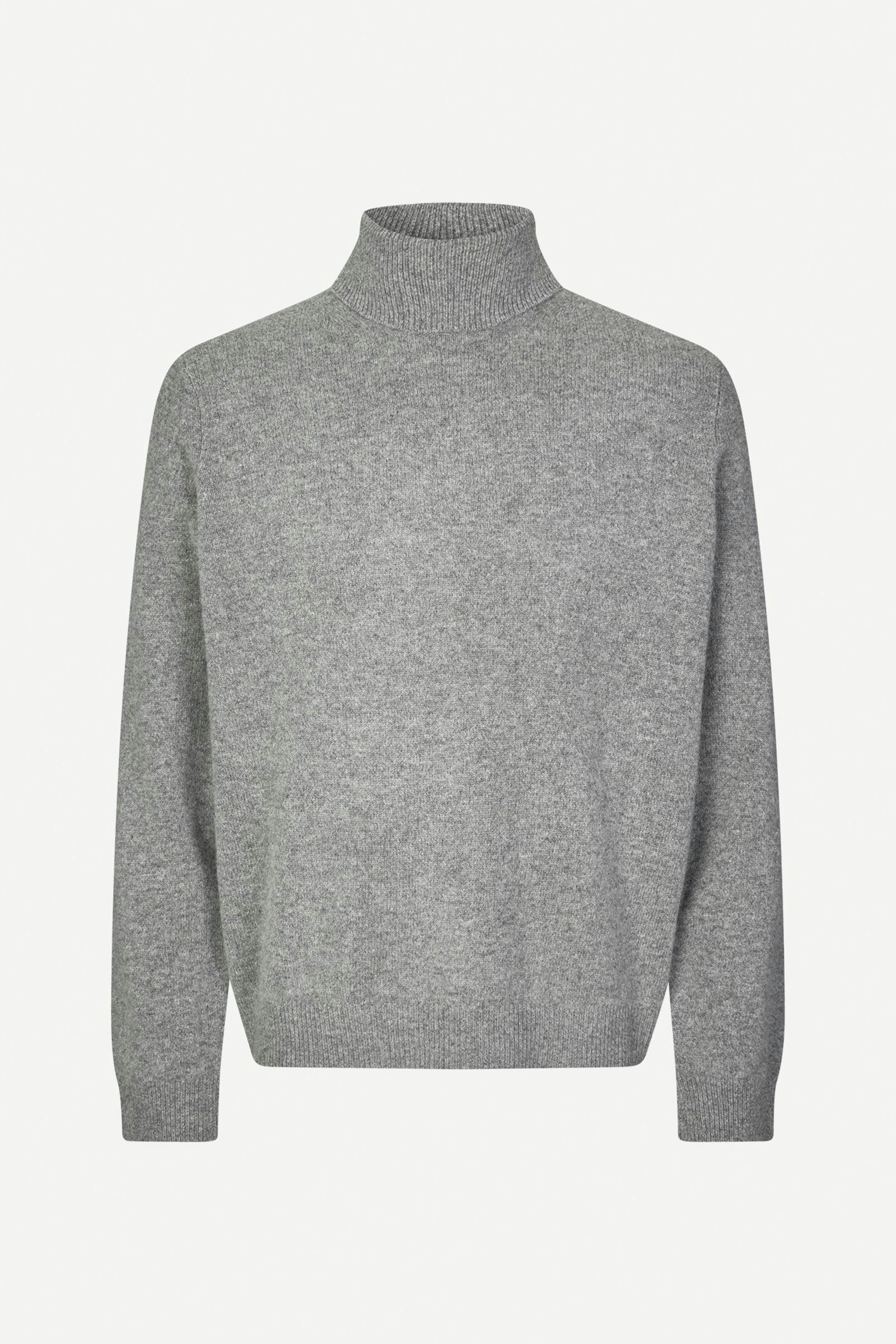 Isak Knit Turtleneck 15010 Dark Grey Mel.