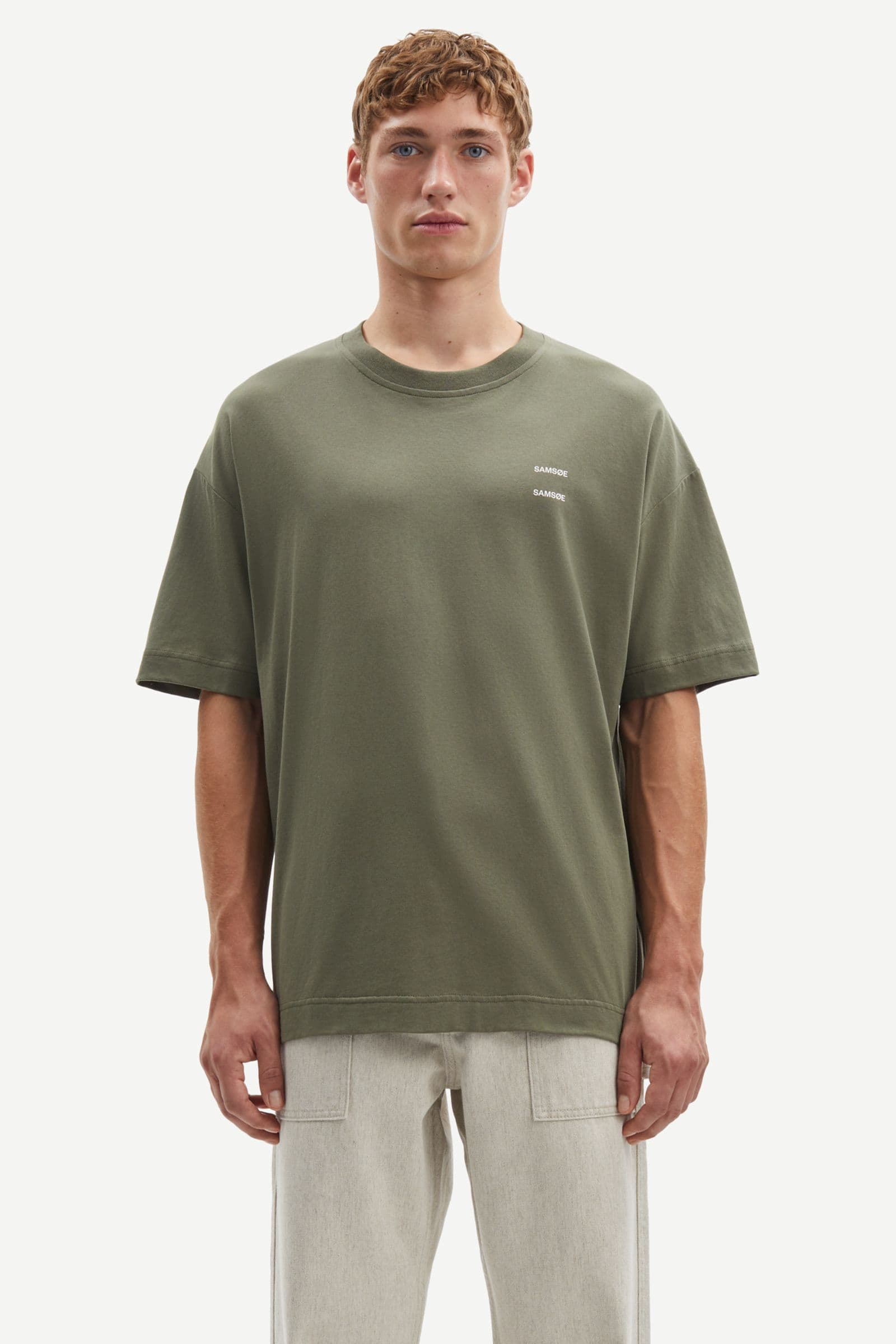 Joel t-shirt 11415 Dusty Olive