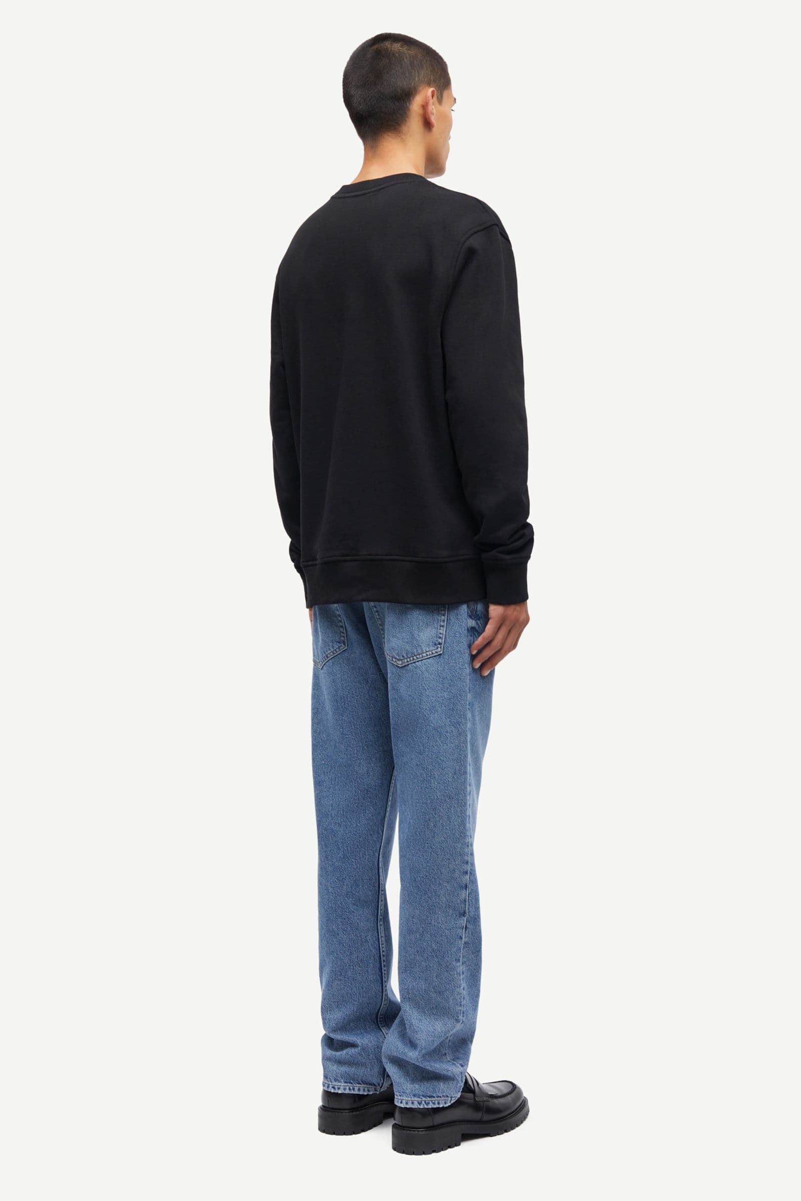 Joel crew neck 11414 Black Basic