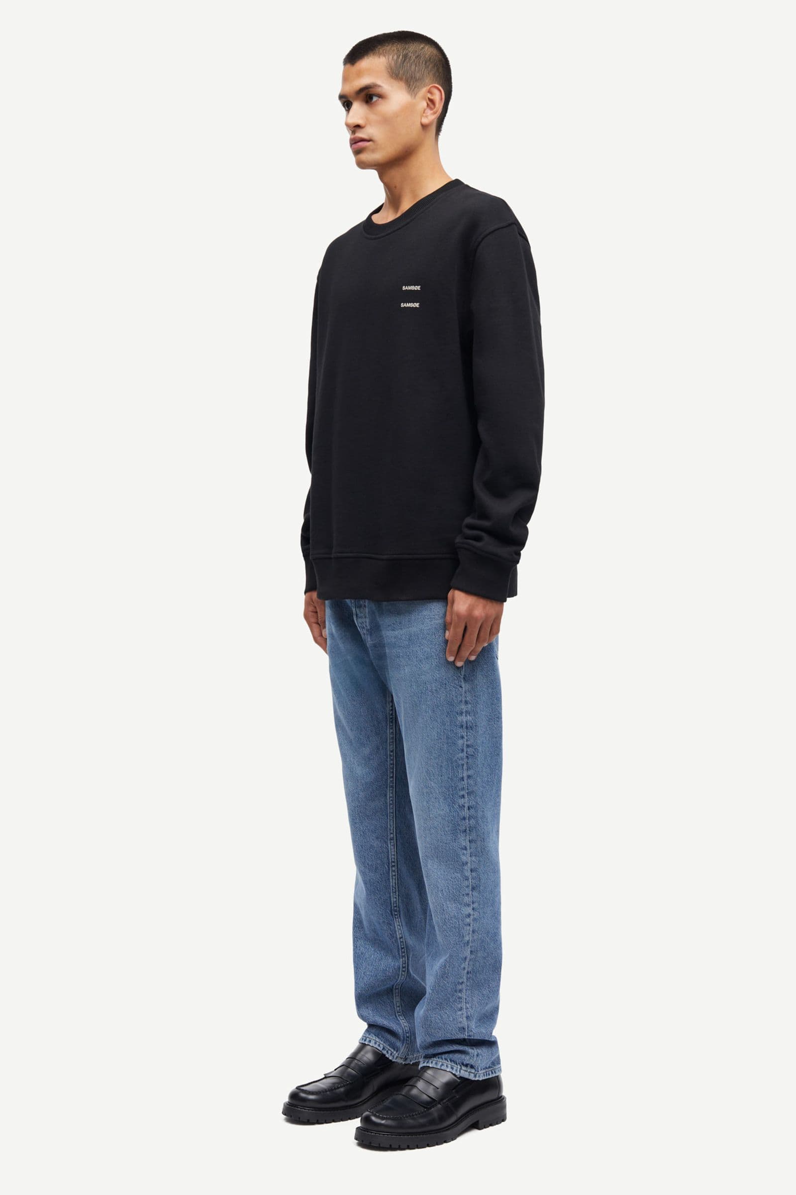 Joel crew neck 11414 Black Basic