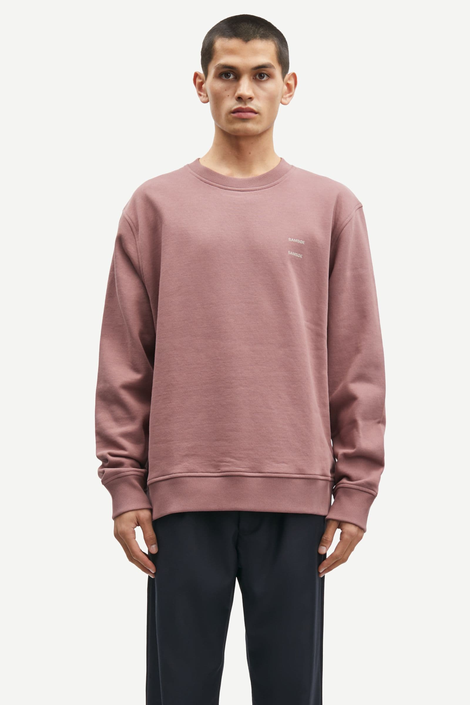 Joel crew neck 11414 Rose Taupe