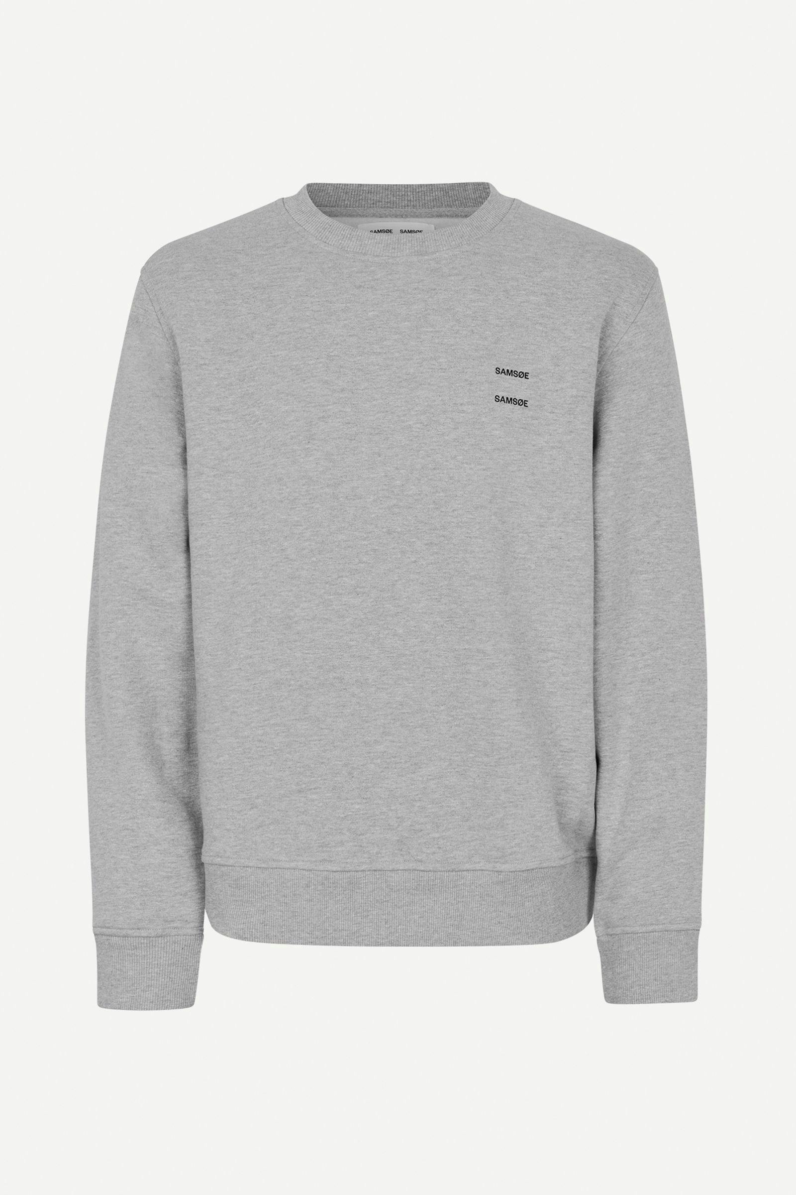 Joel crew neck 11414 Grey Mel.