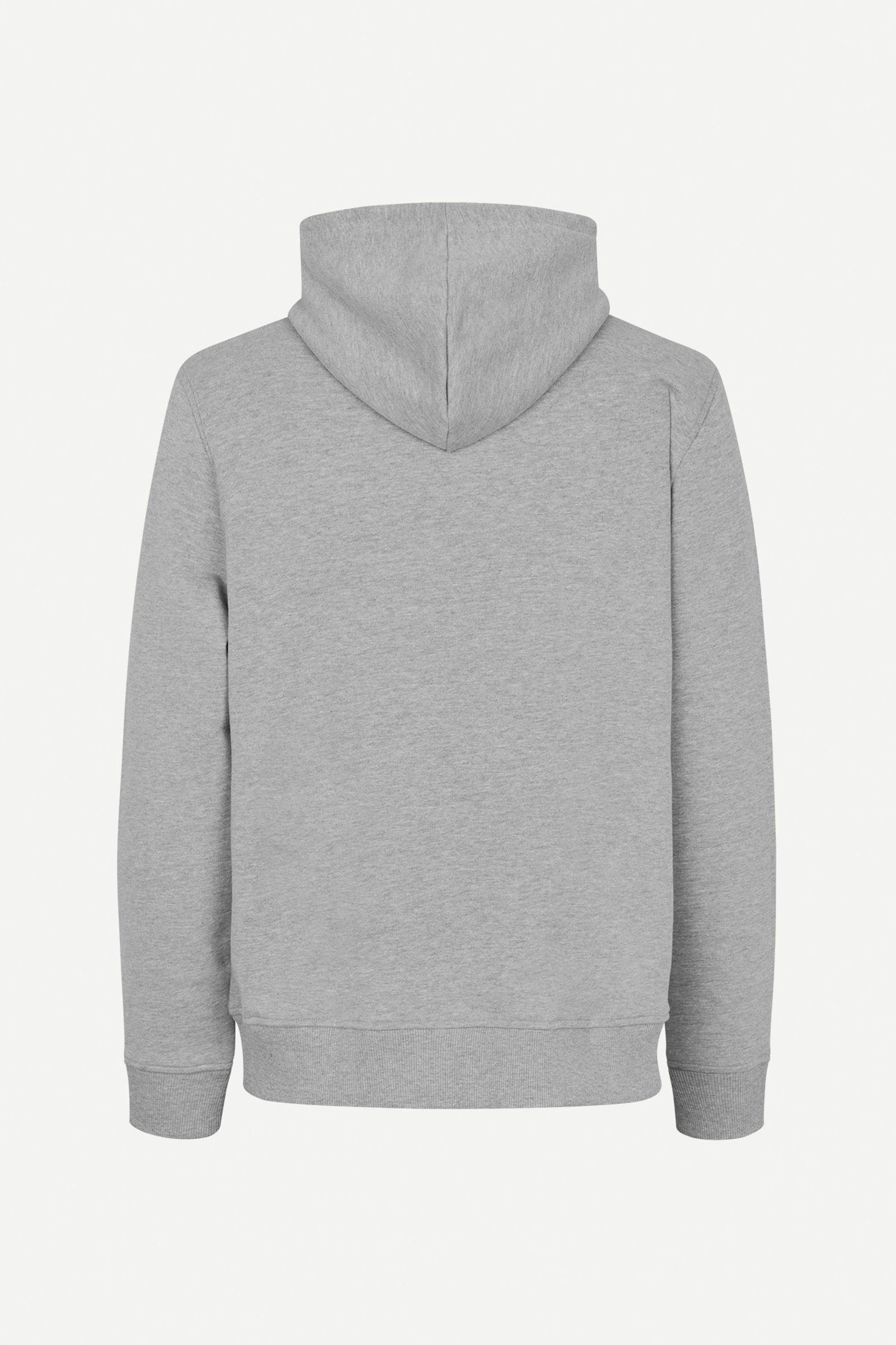 Joel hoodie 11414 Grey mel.