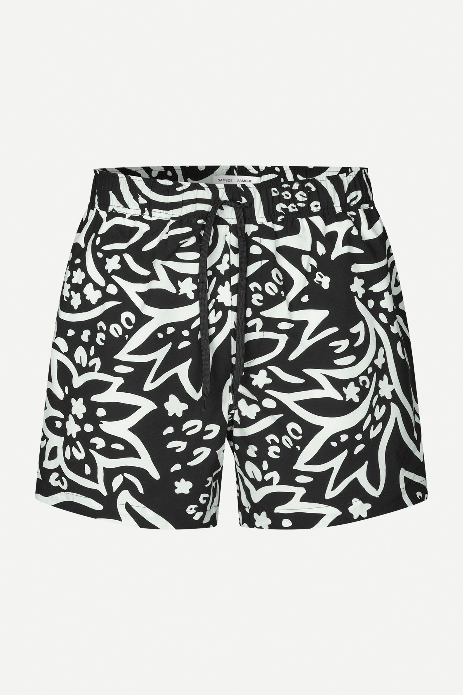 Moses swim shorts aop 14702 Black Amaryllis