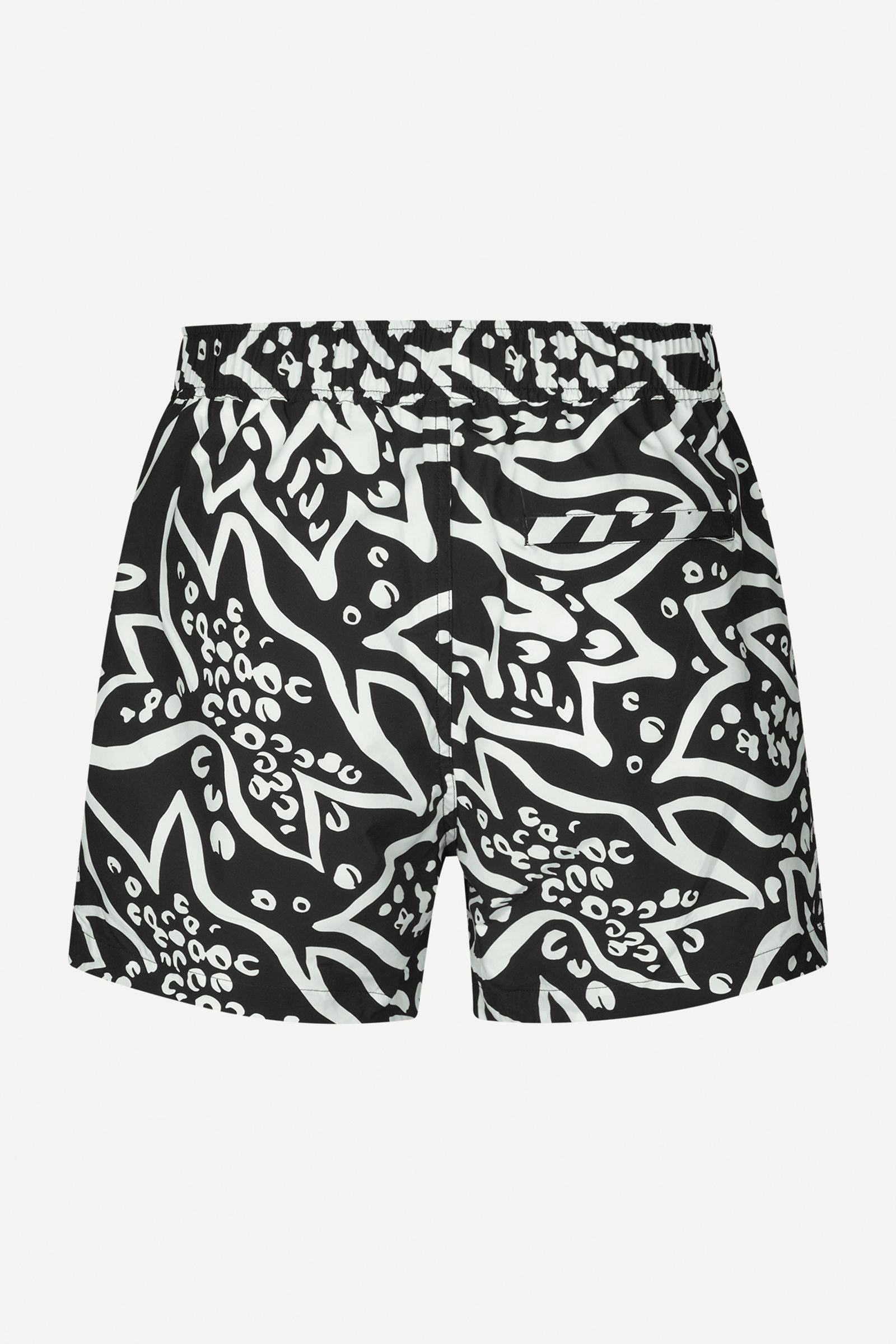 Moses swim shorts aop 14702 Black Amaryllis