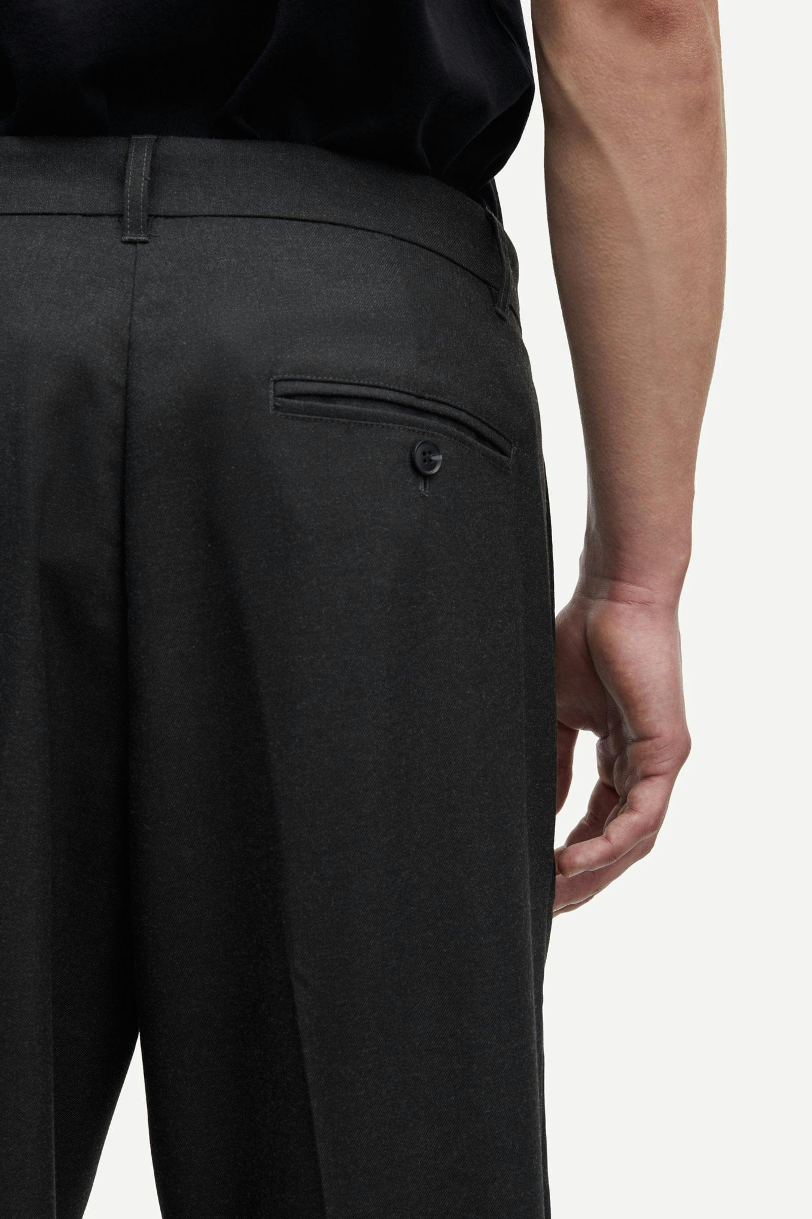 Johnny trousers 14930 Dark Grey Mel.