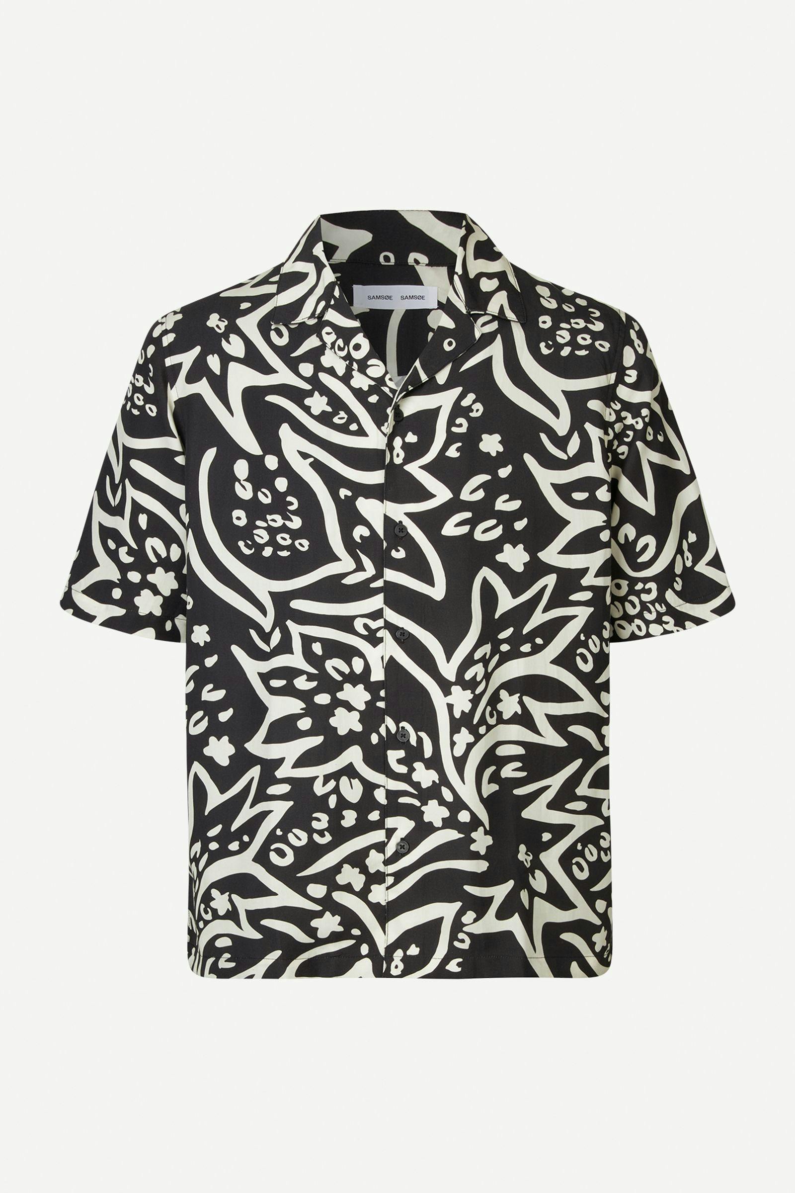 Saoscar AX shirt 10527 Black Amaryllis