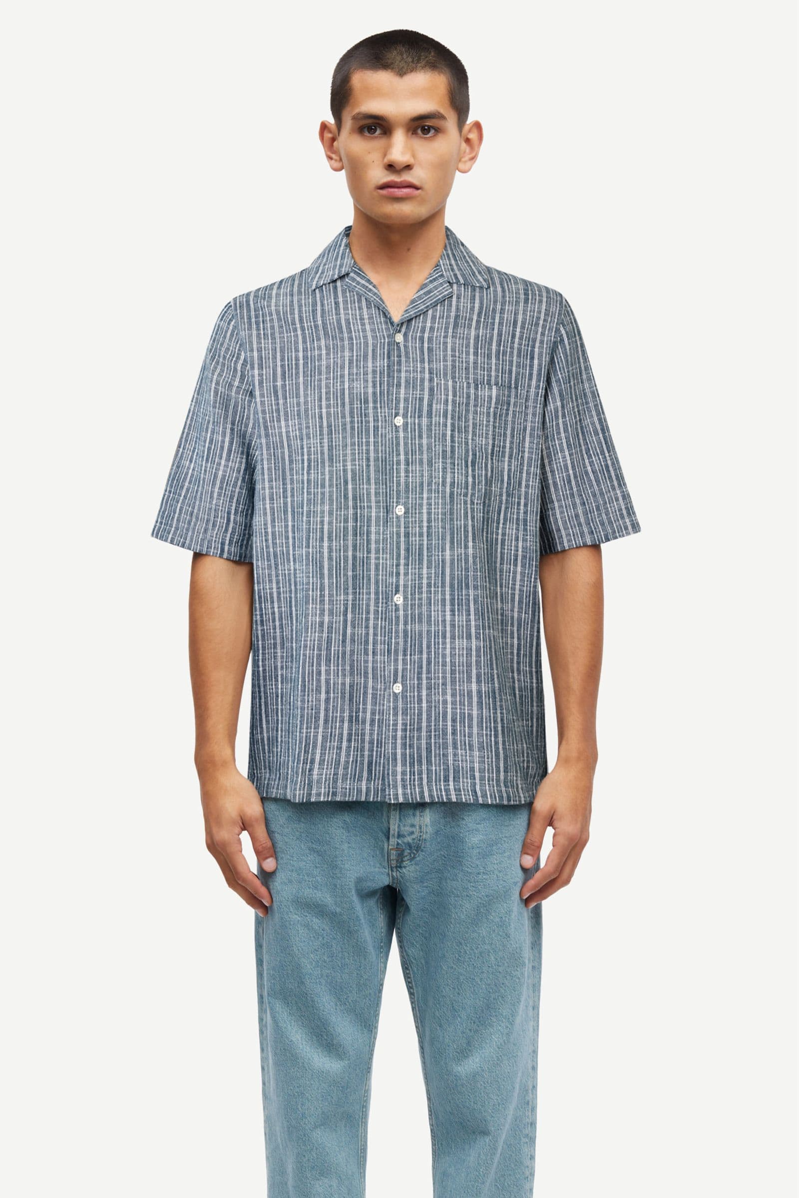 Saoscar AP shirt 14246 Orion blue st.