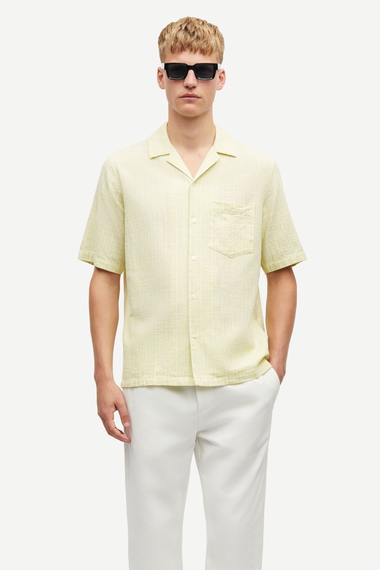 Saoscar AP shirt 14246 Pale green st.