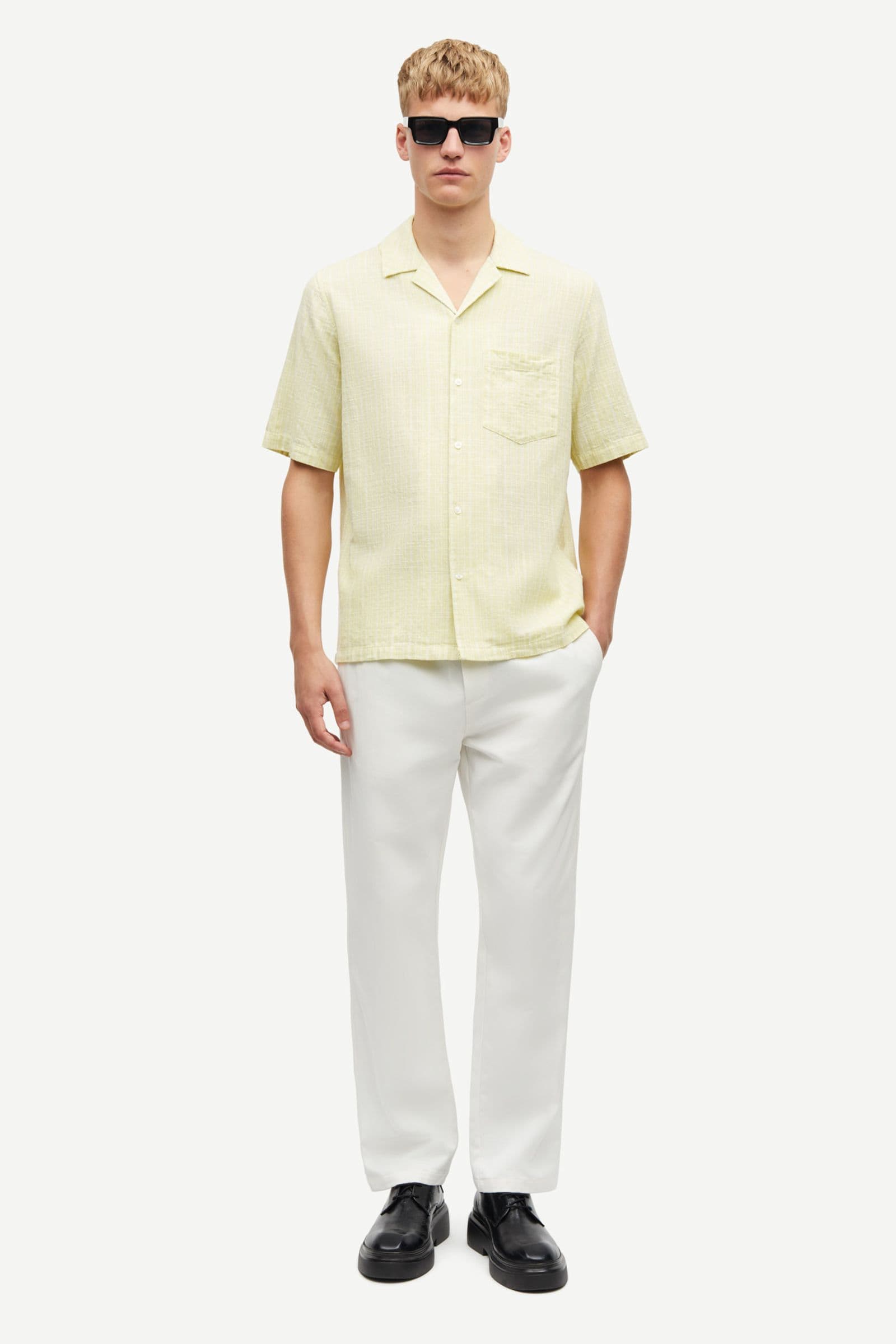 Saoscar AP shirt 14246 Pale green st.