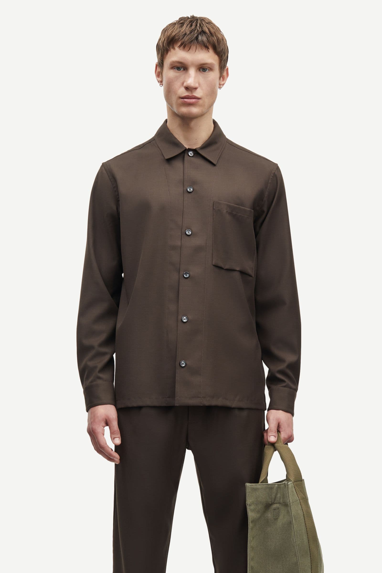 Sadamon GO overshirt 15350 Turkish Coffee