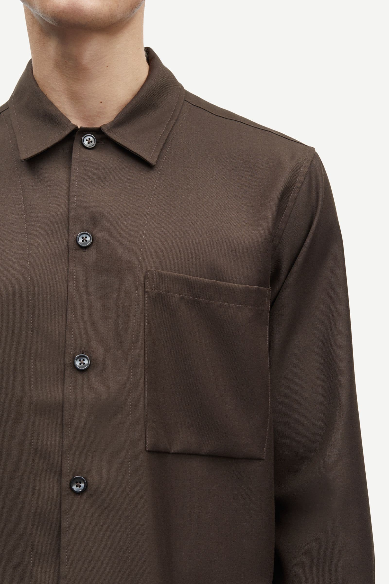 Sadamon GO overshirt 15350 Turkish Coffee