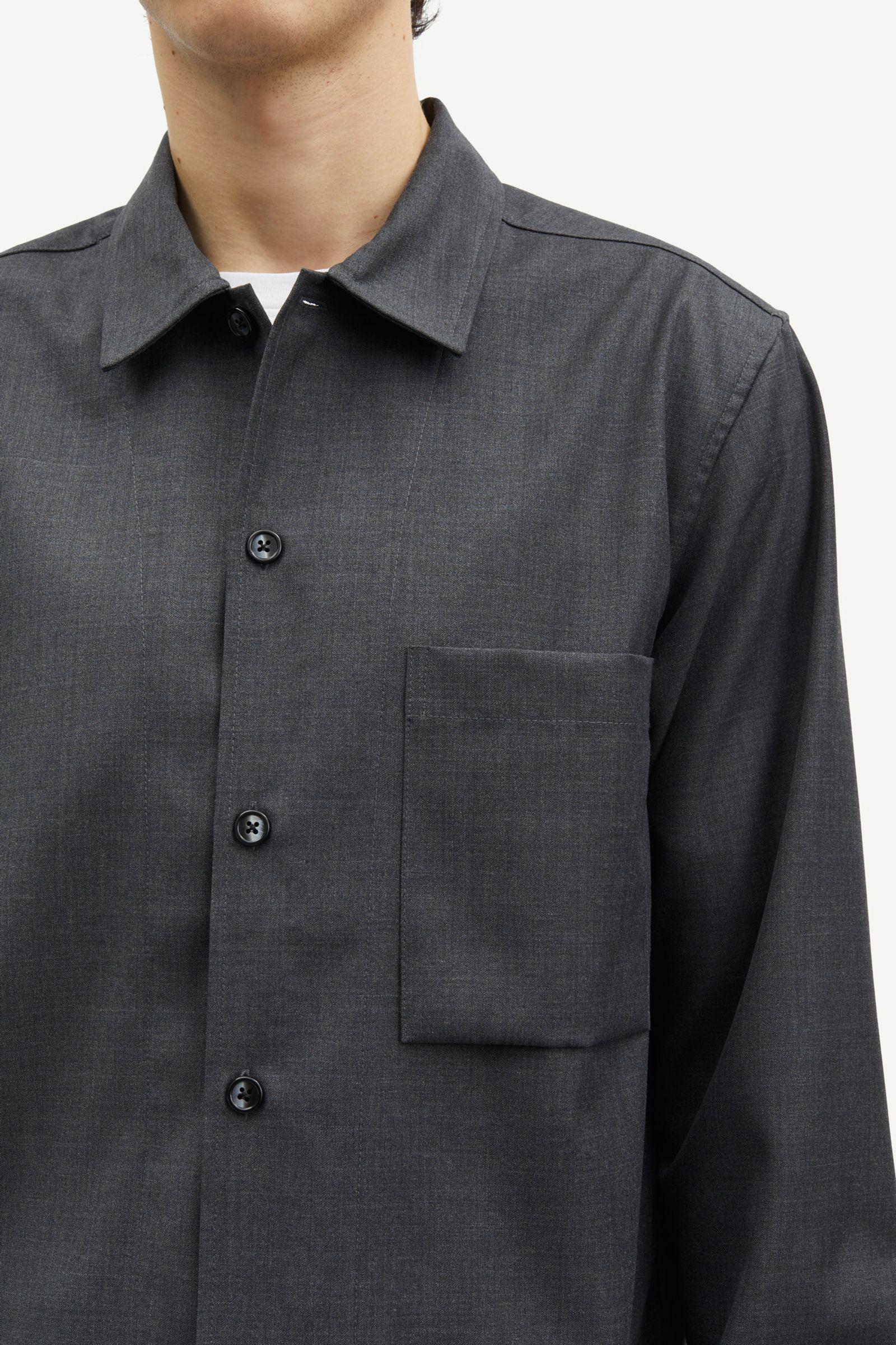 Sadamon GO overshirt 15350 Dark Grey Mel.