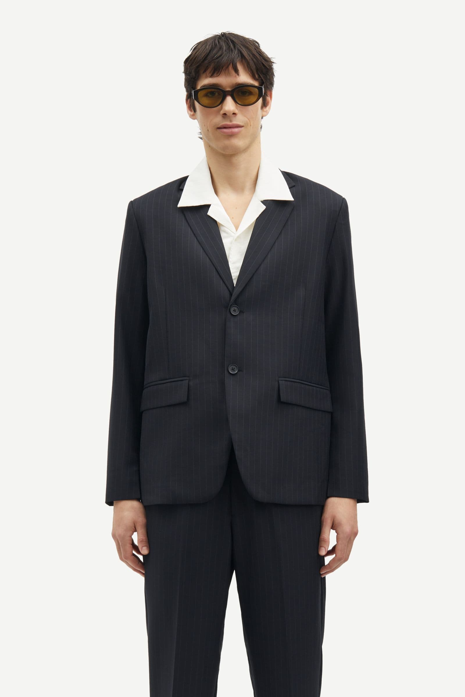 Sacho blazer 15348 Black Pinstripe