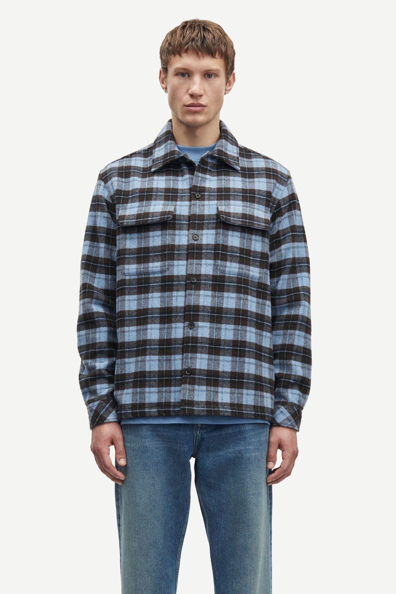 Sacastor X H overshirt 14089 Coronet Blue Ch.