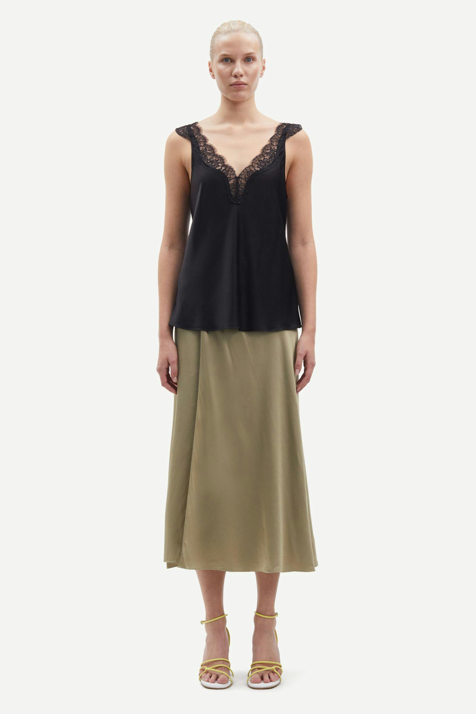 Viktoria bias skirt 14903 Light Olive