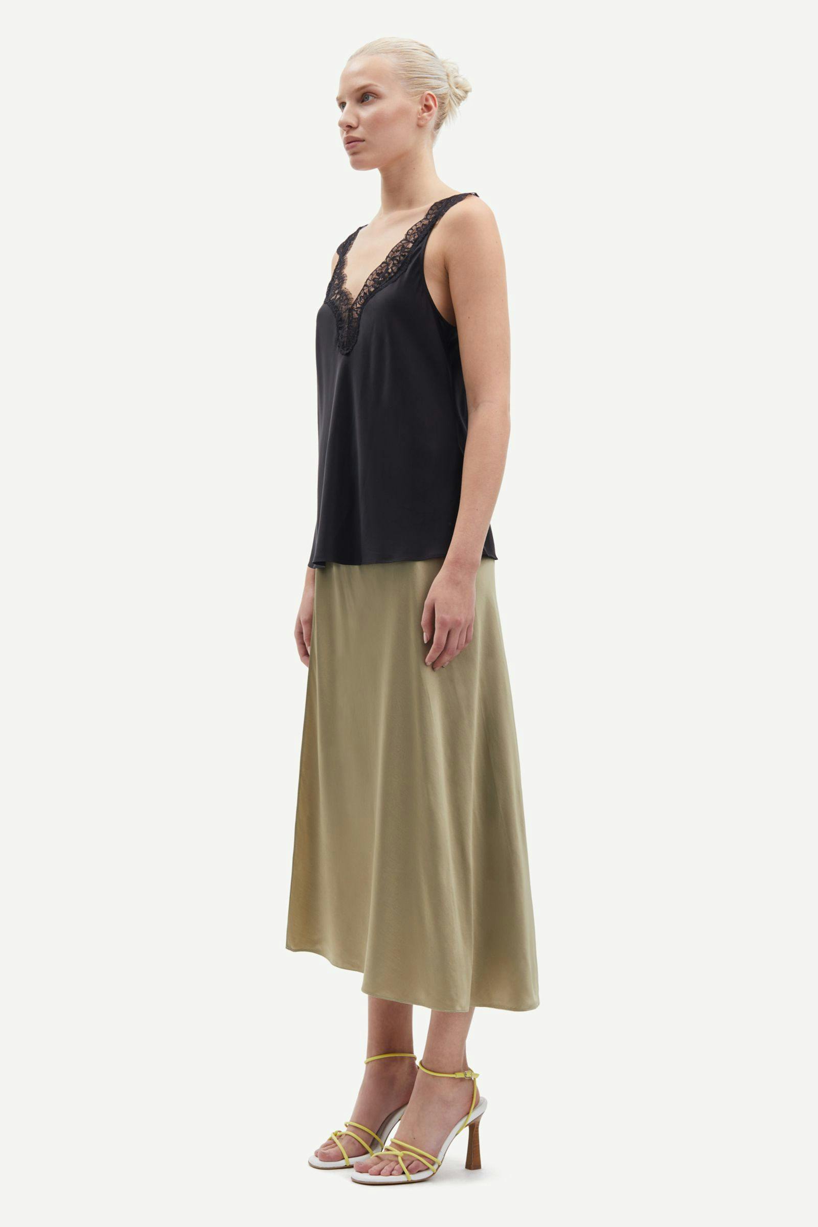 Viktoria bias skirt 14903 Light Olive